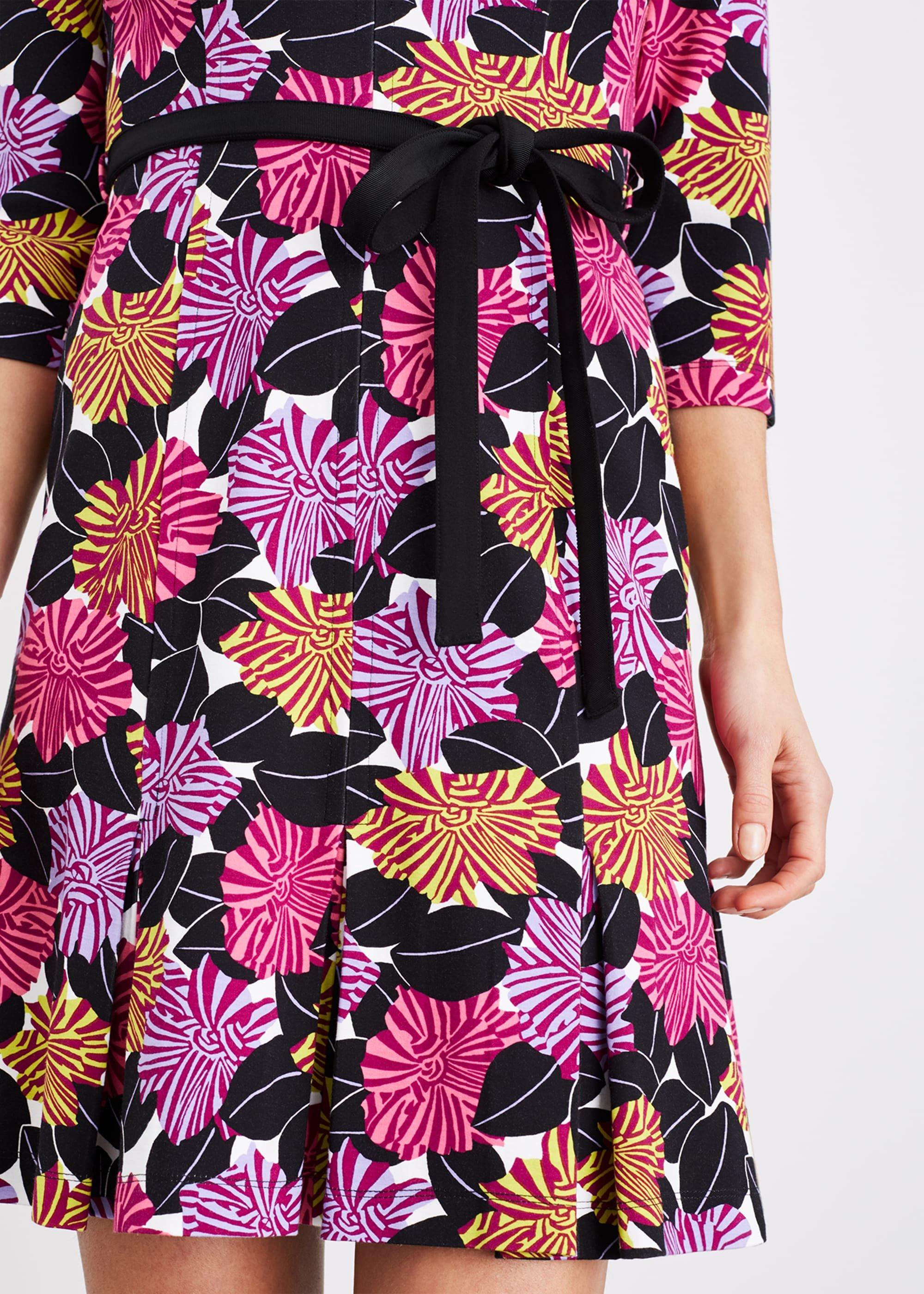 Mari Floral Skater Dress