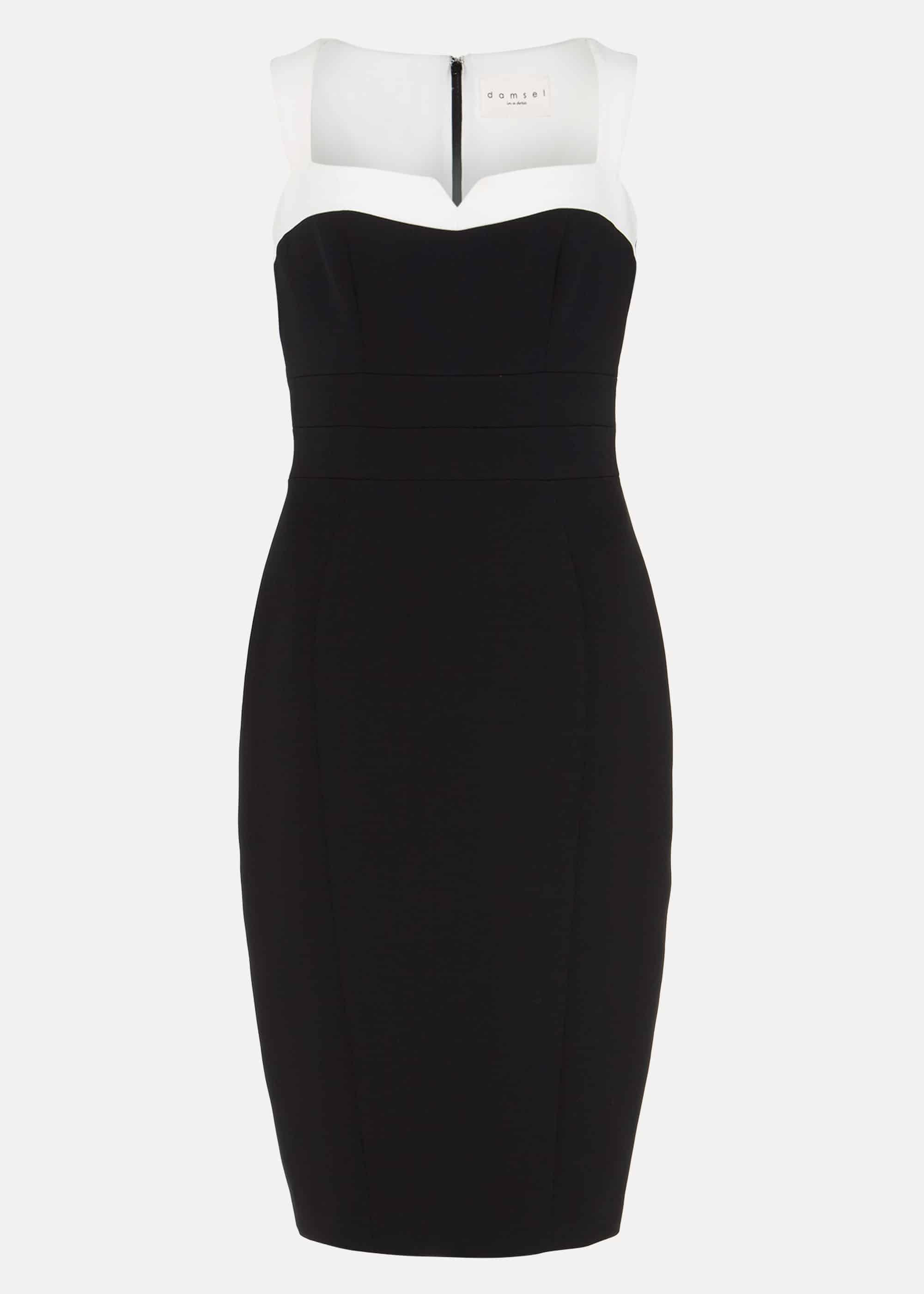 Vida Colourblock Fitted Dress