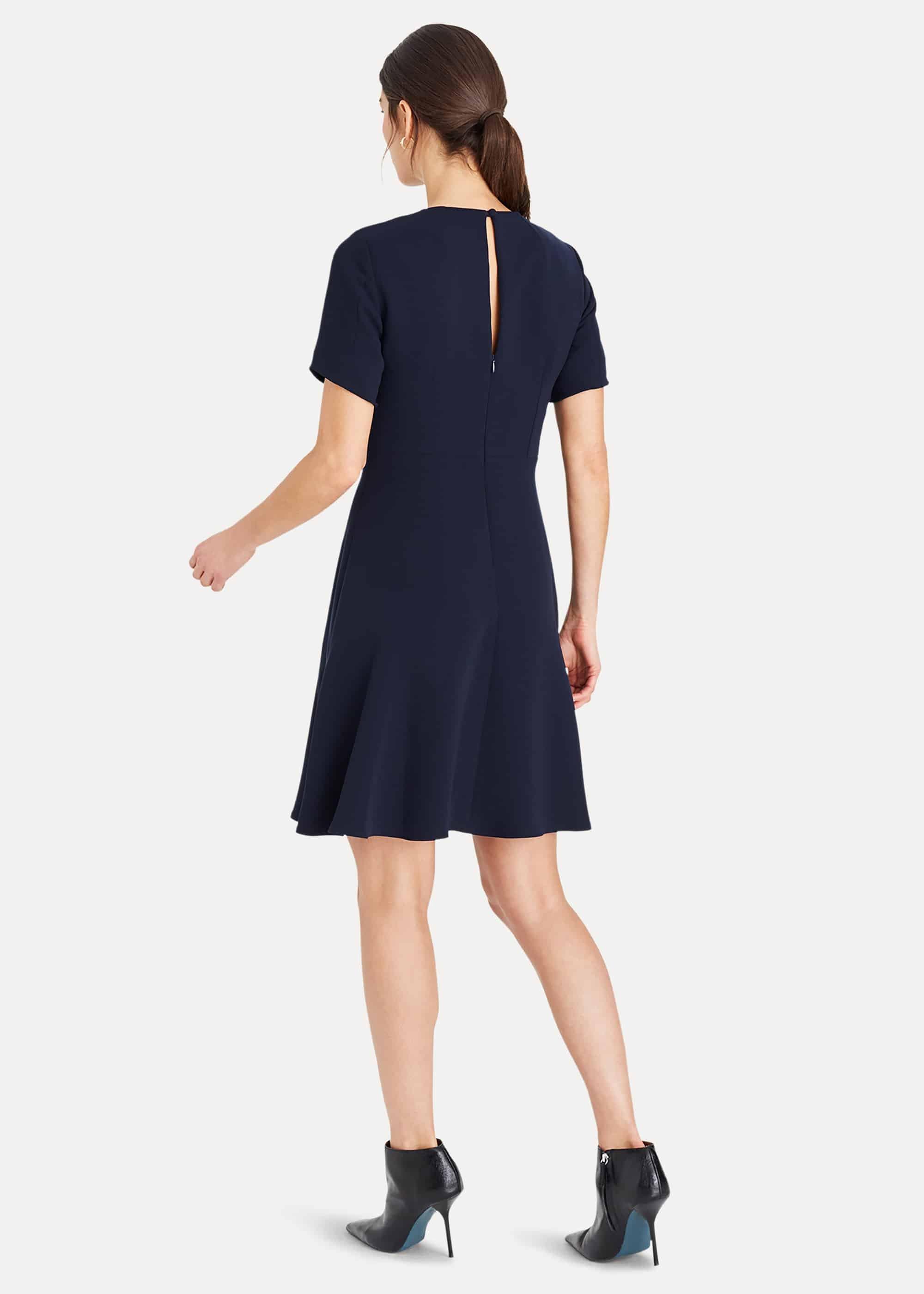 Bella Button Skater Dress