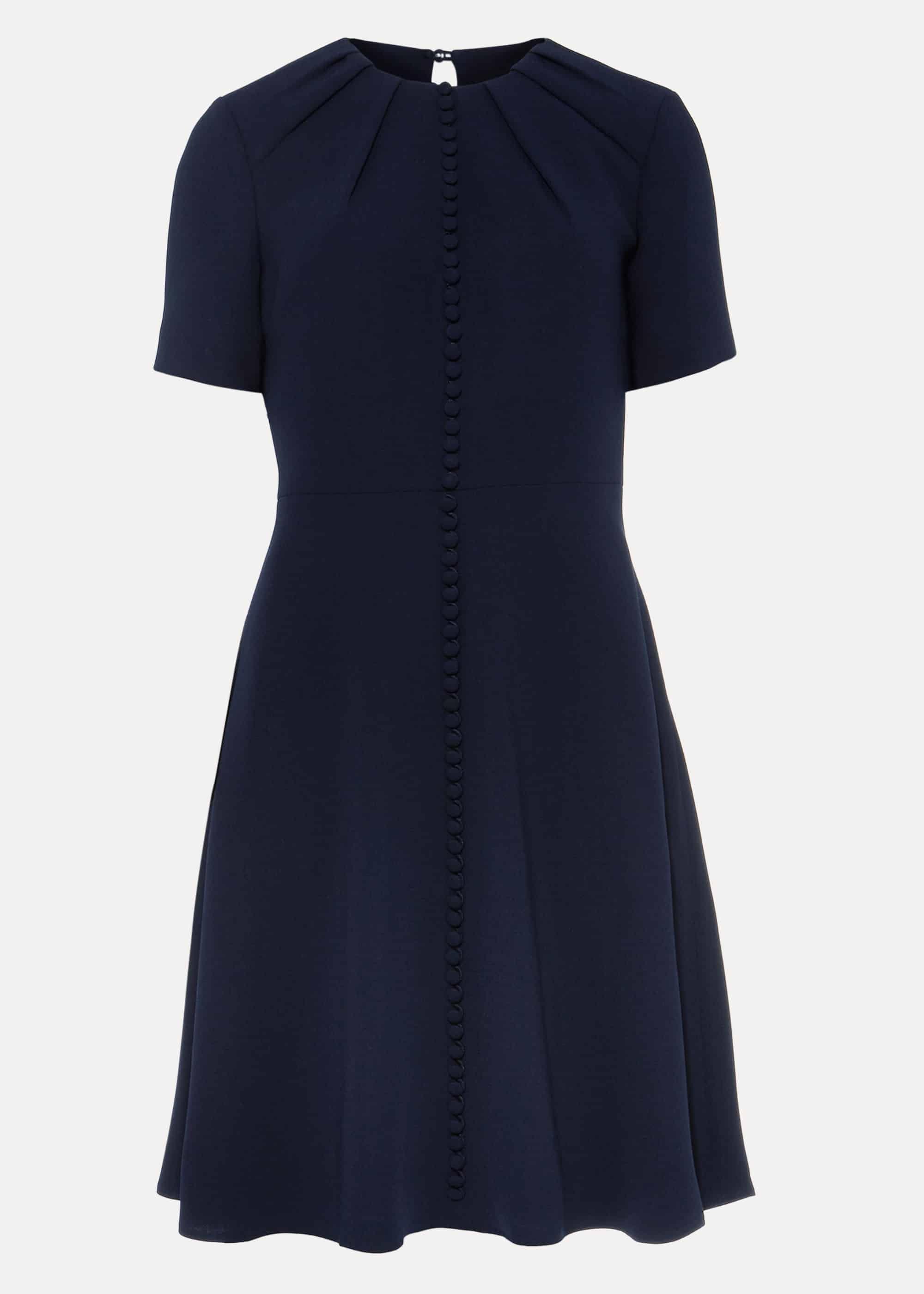 Bella Button Skater Dress