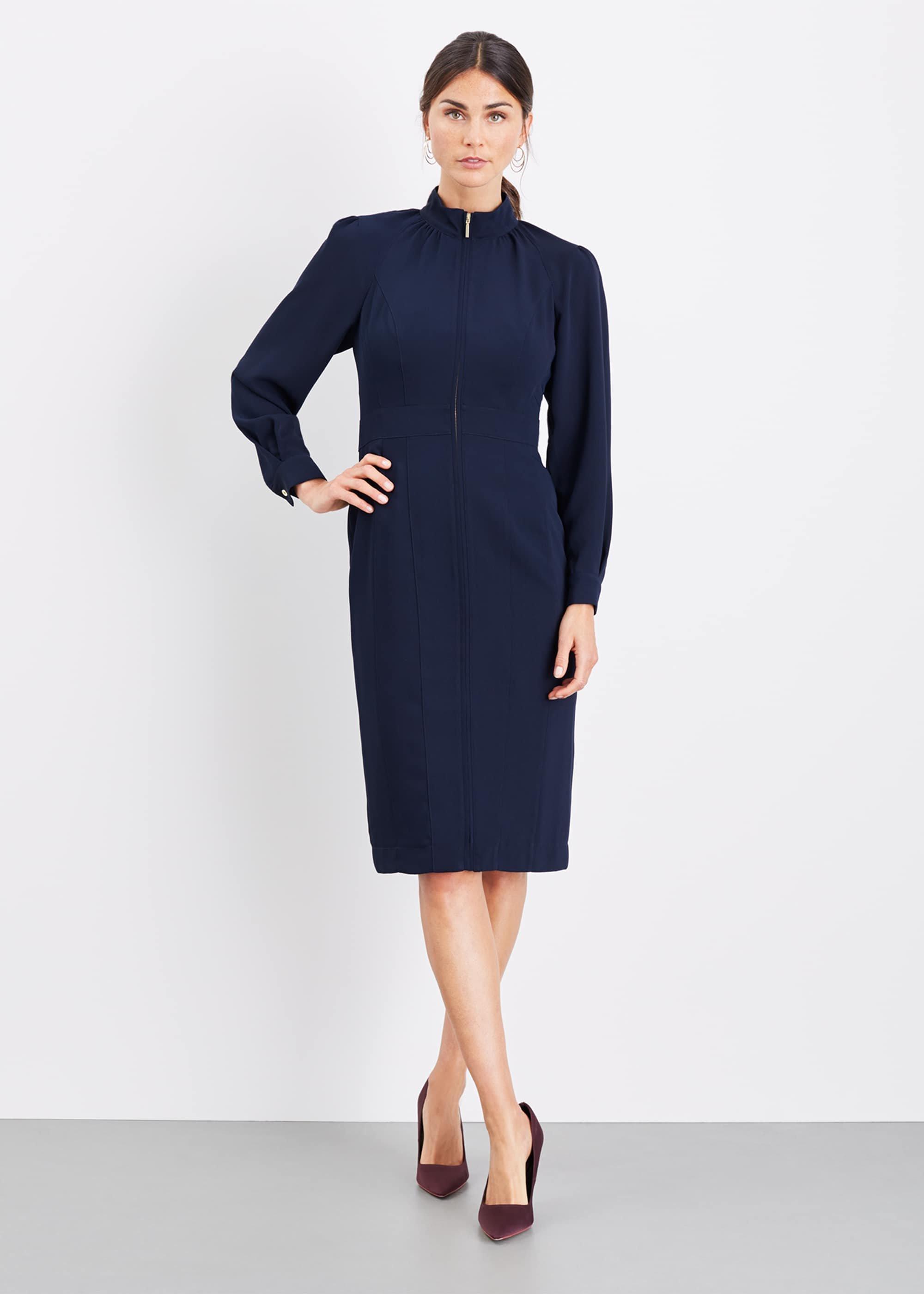 Cinzia Zip Front Dress