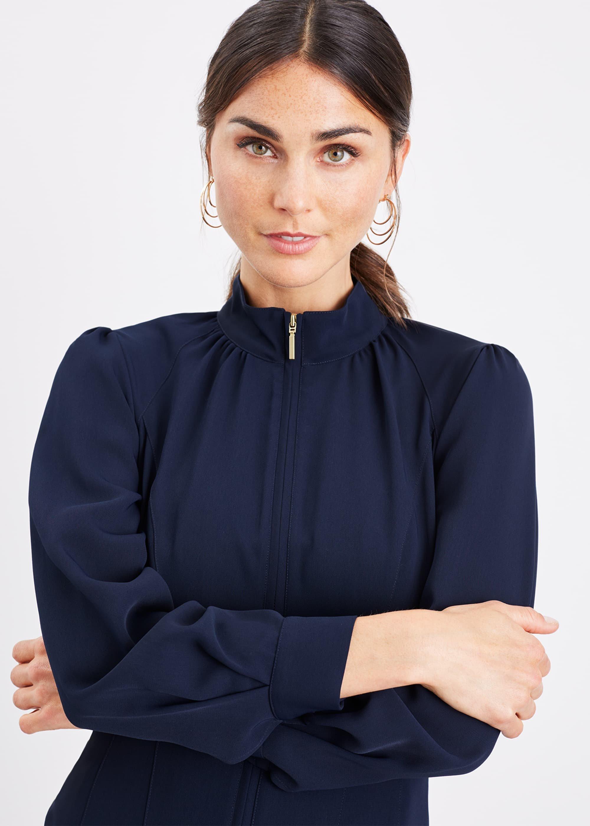 Cinzia Zip Front Dress