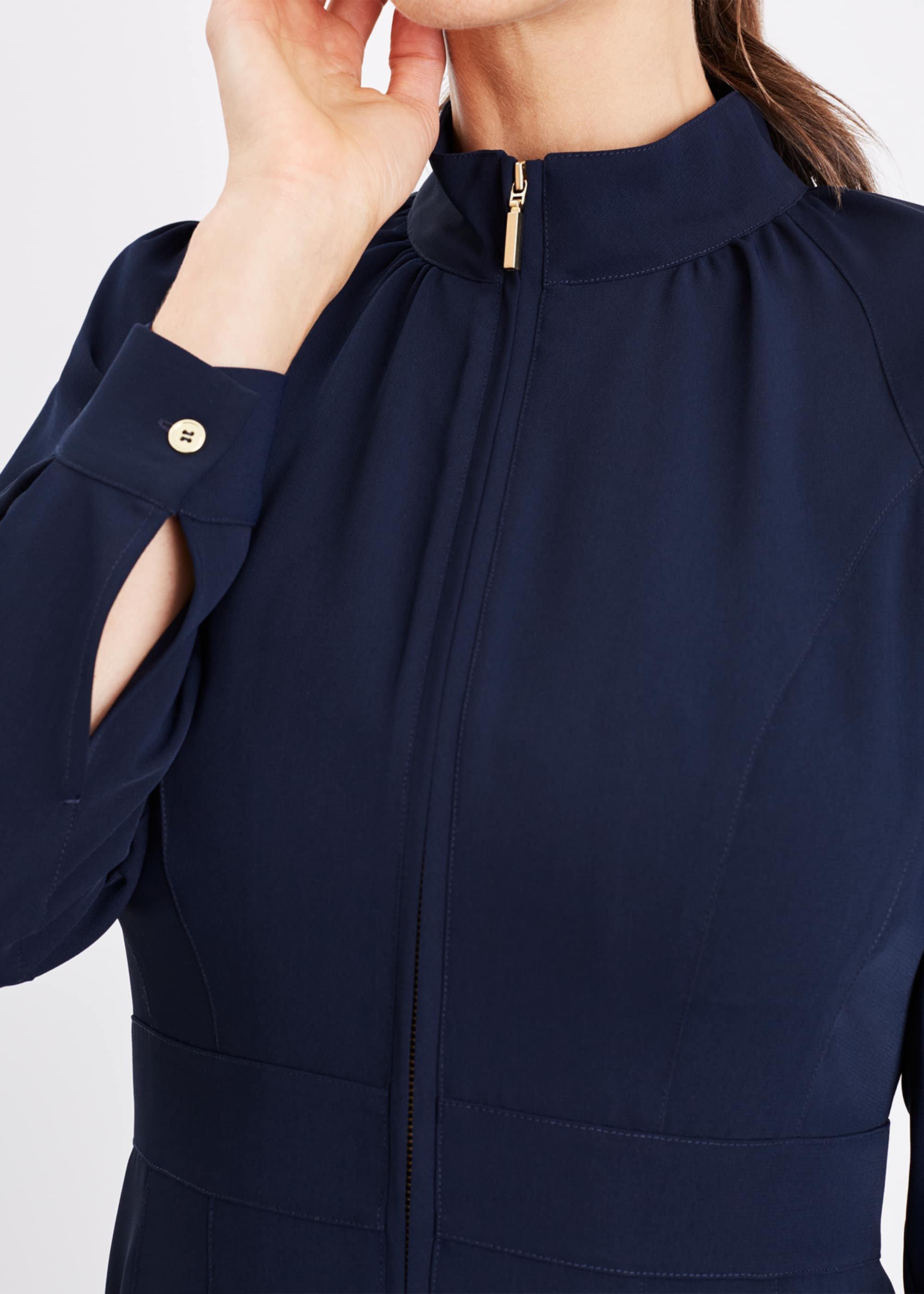 Cinzia Zip Front Dress