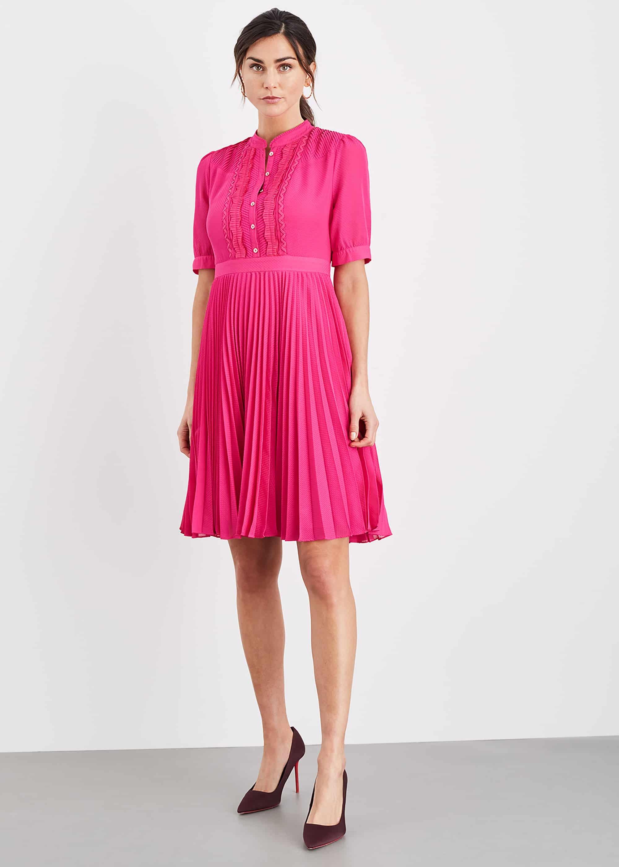 Floria Pleat Dress