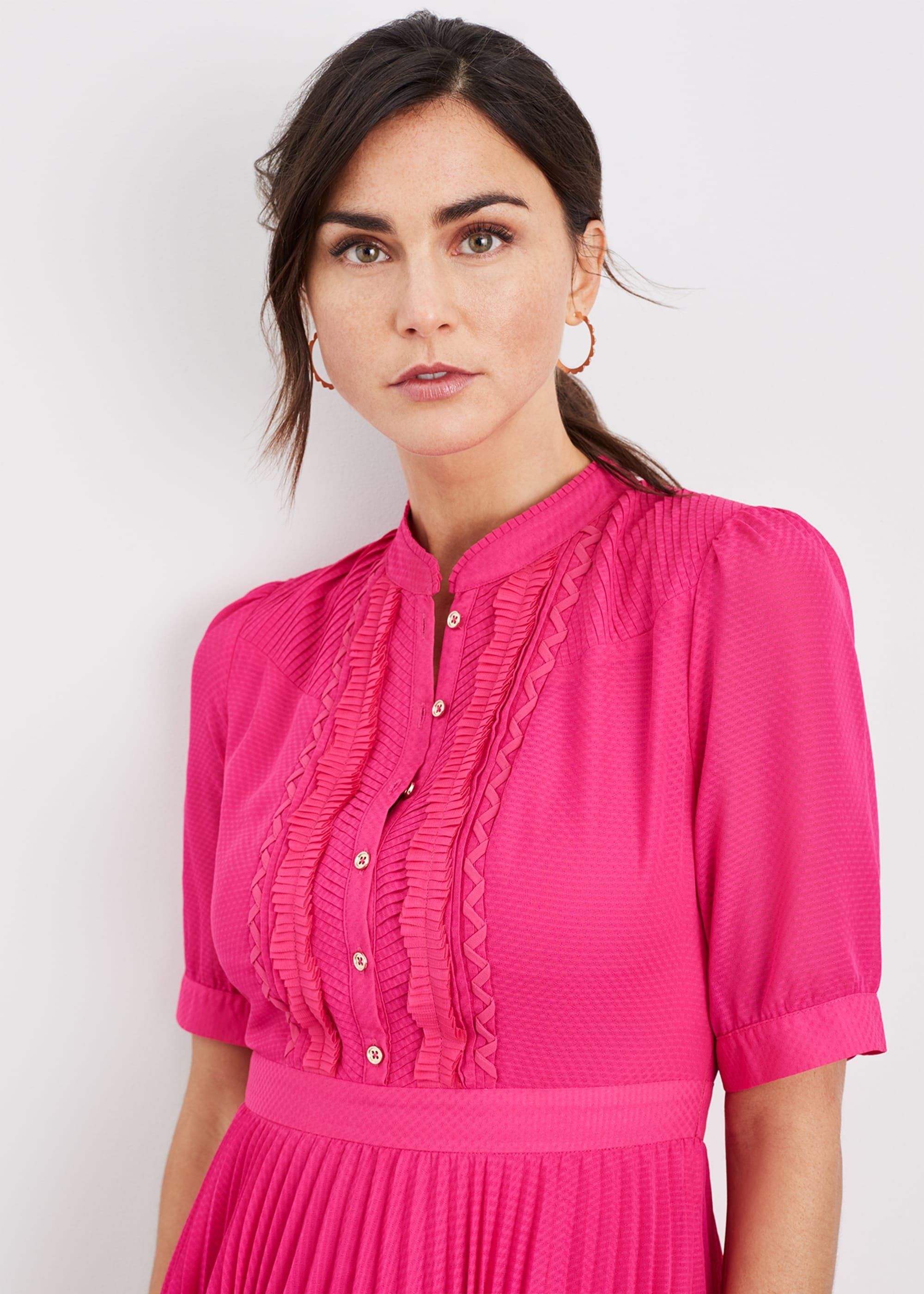 Floria Pleat Dress