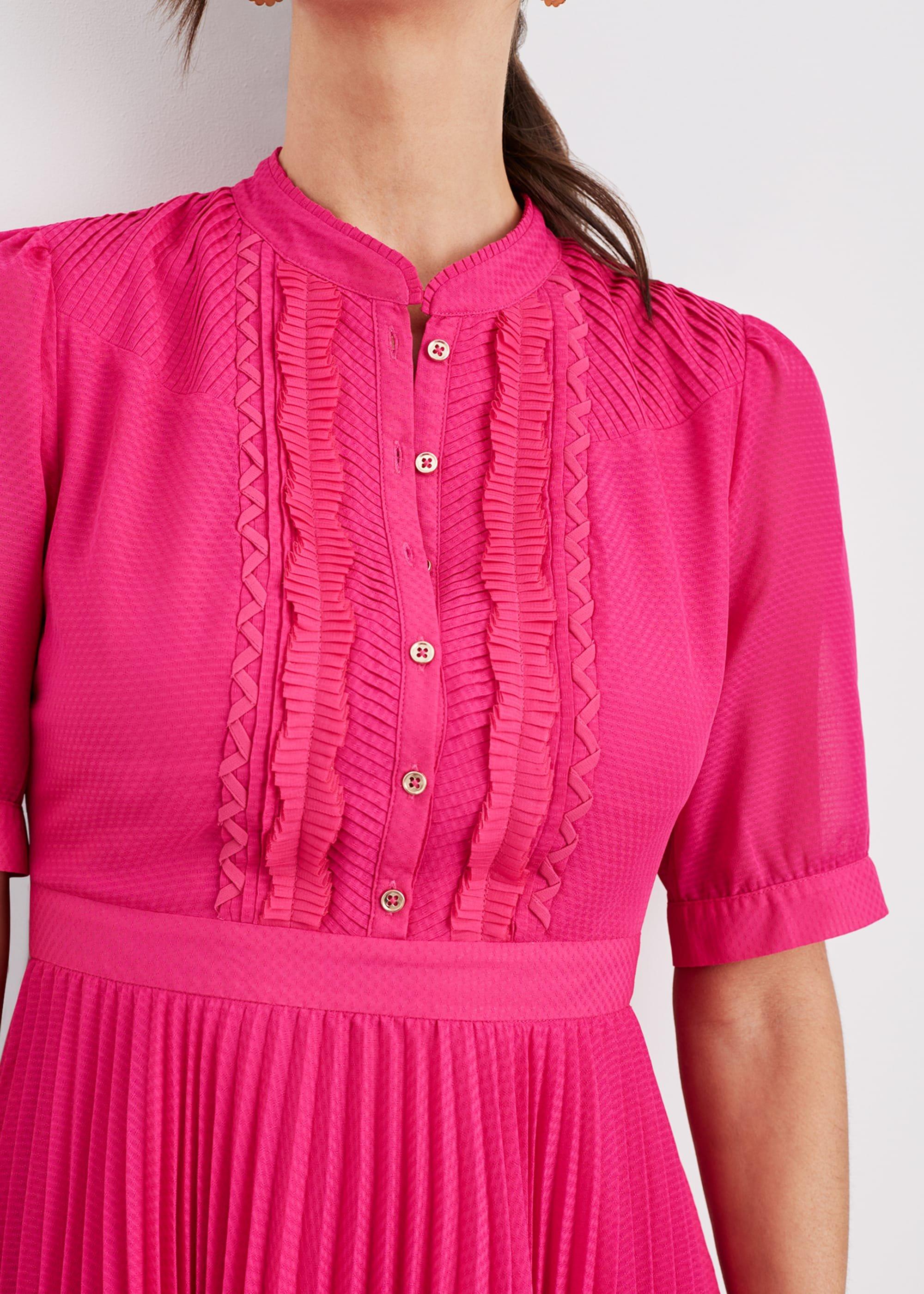 Floria Pleat Dress