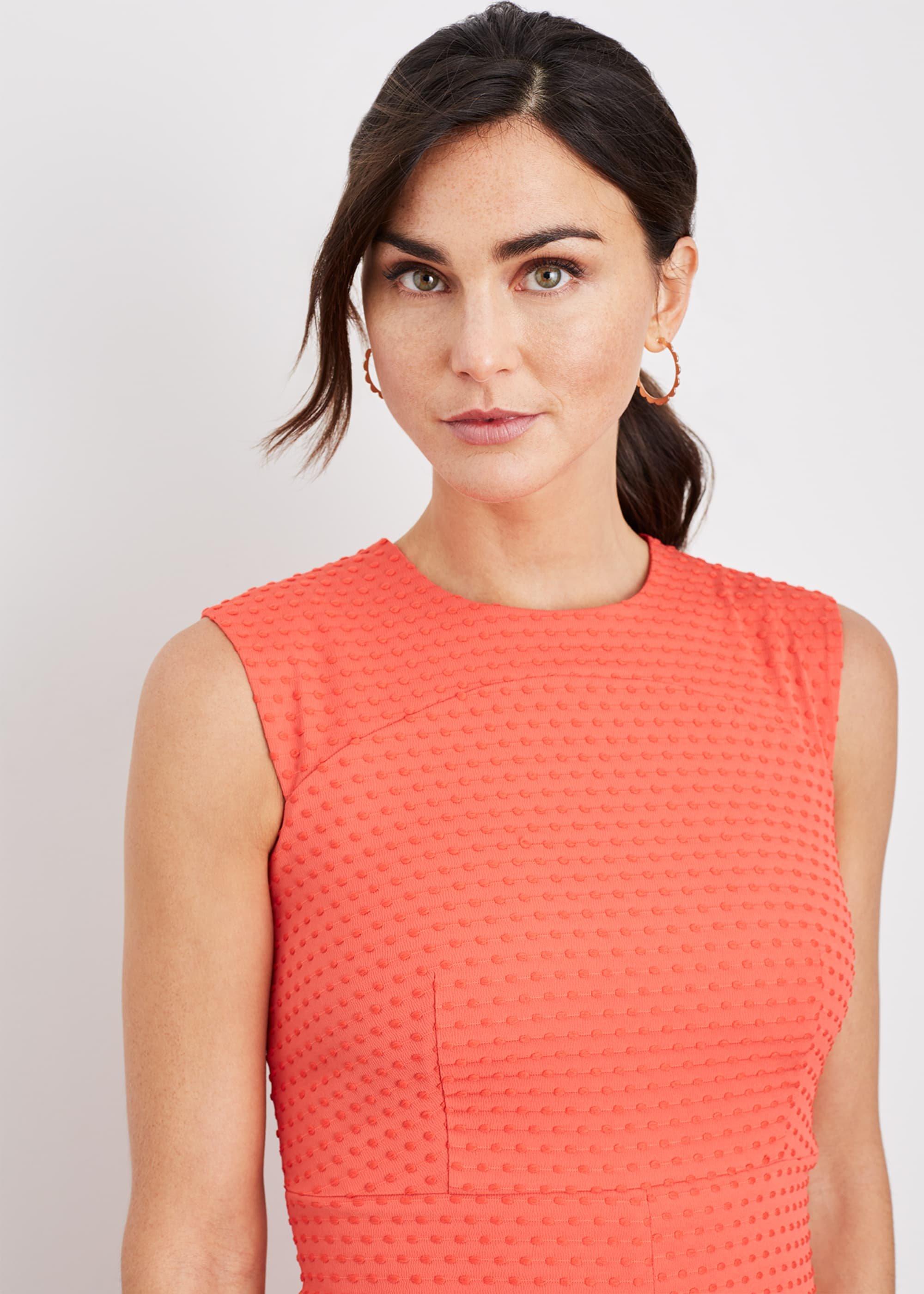 Romano Textured Fitted Dress