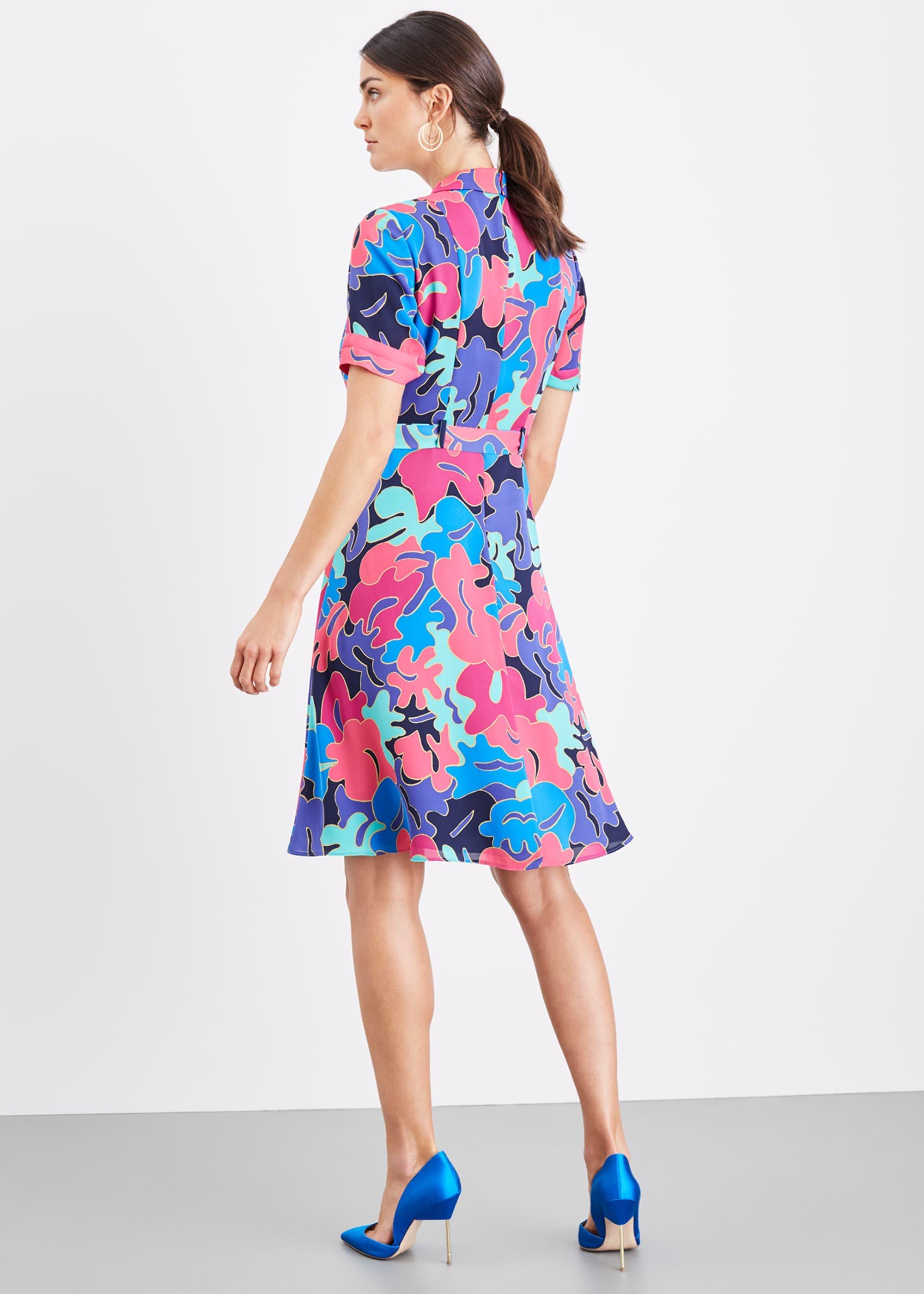 Kelis Abstract Print Dress