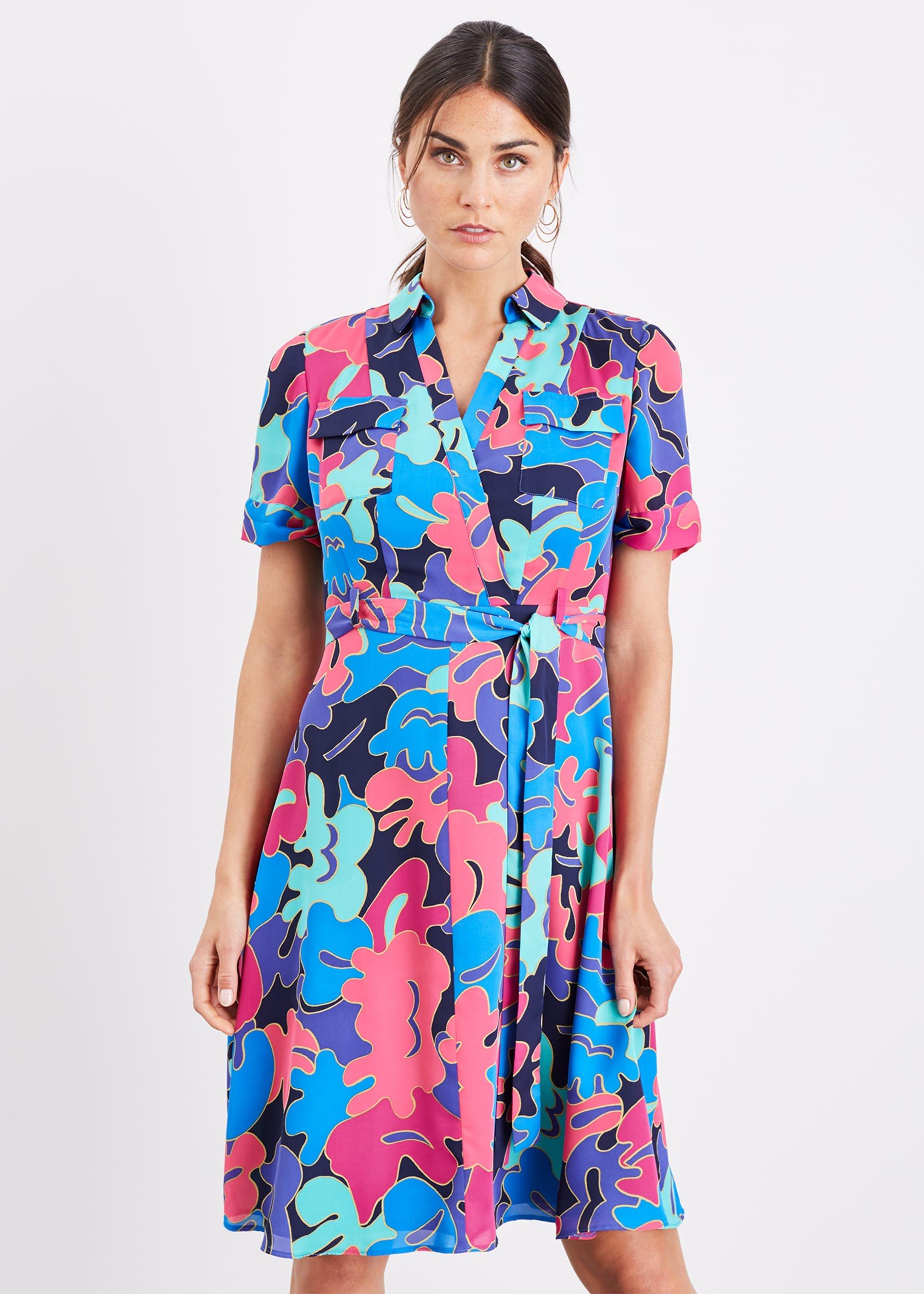 Kelis Abstract Print Dress