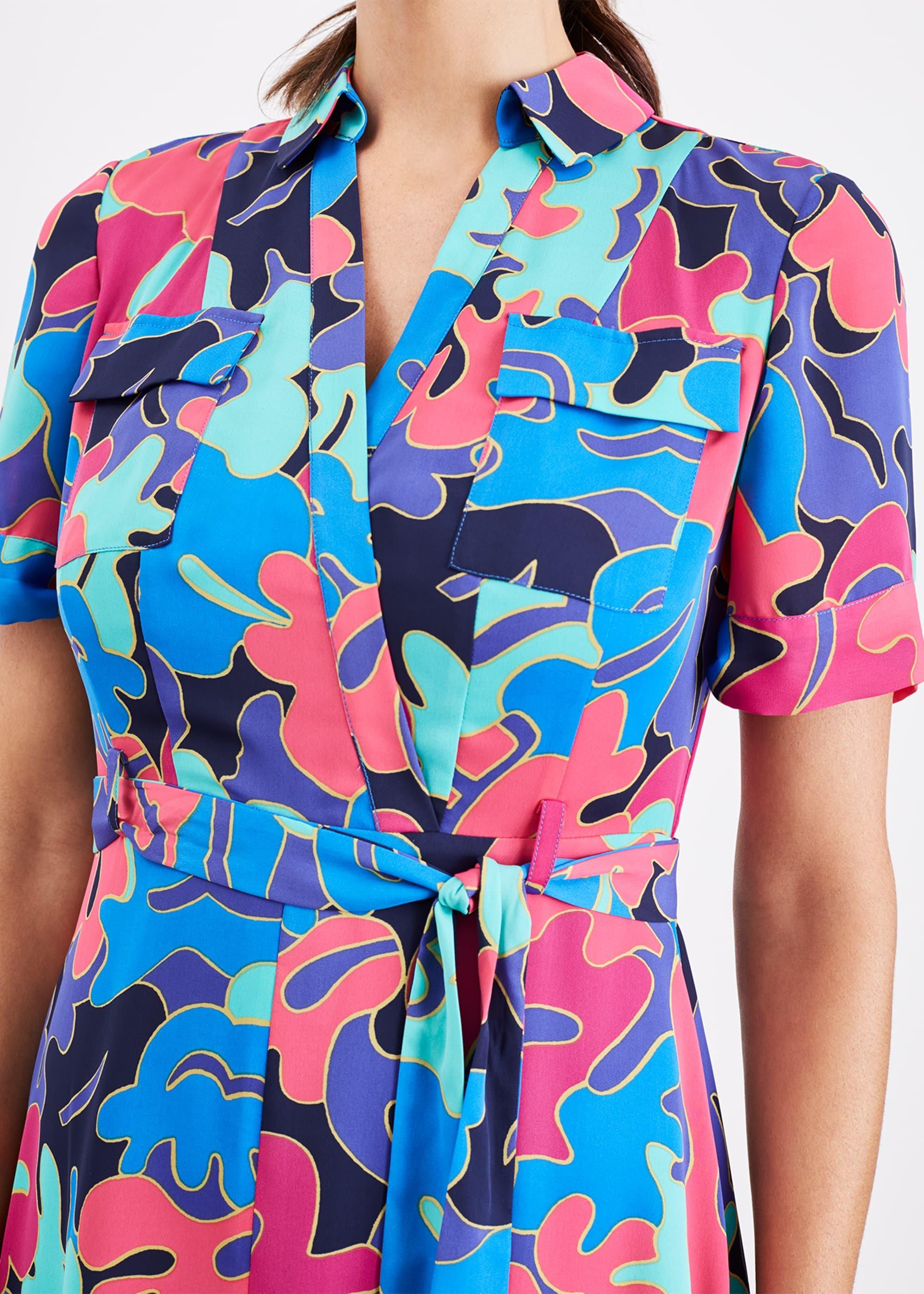Kelis Abstract Print Dress
