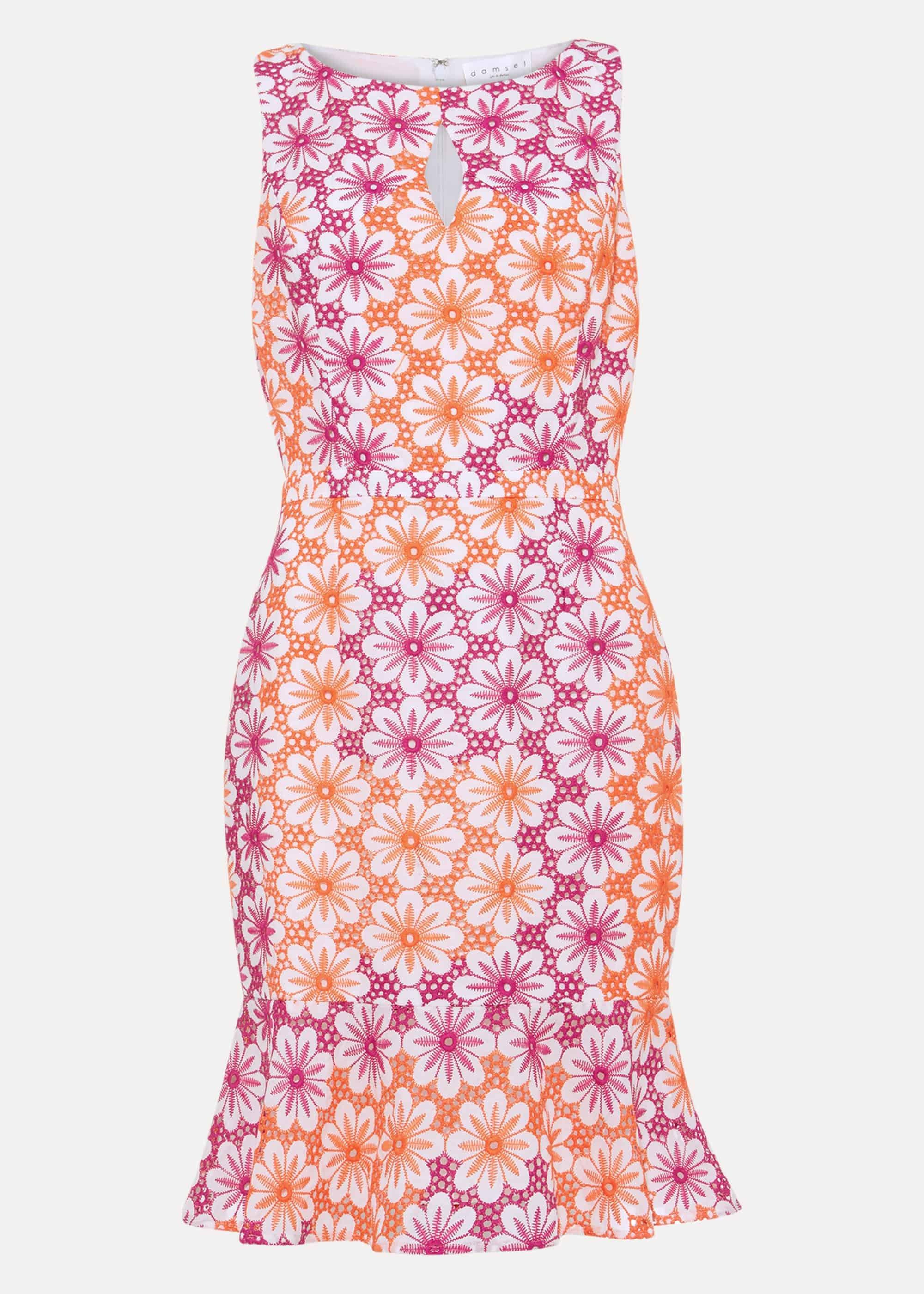 Elanor Floral Embroidered Dress