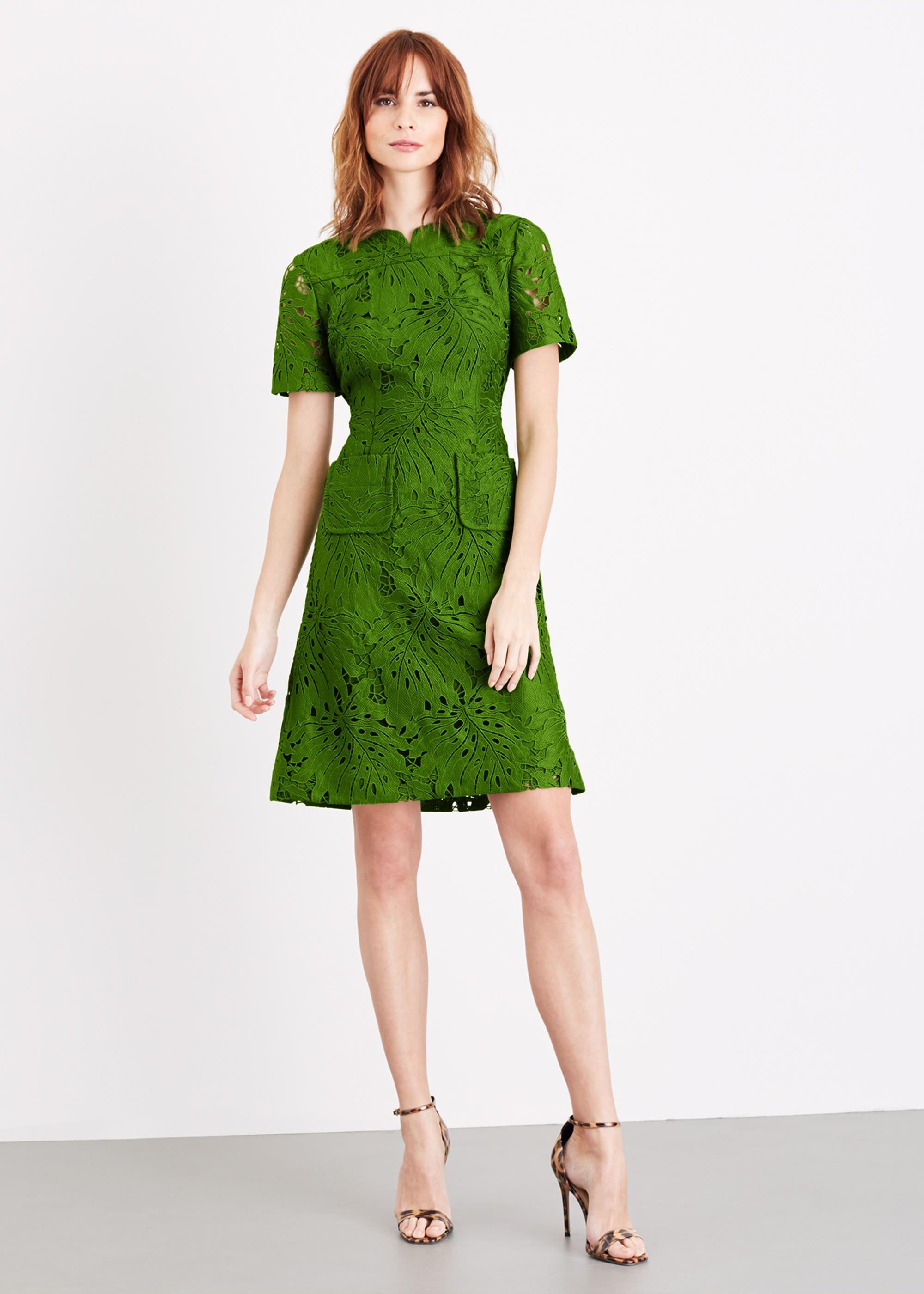 Yazi Palm Lace Dress
