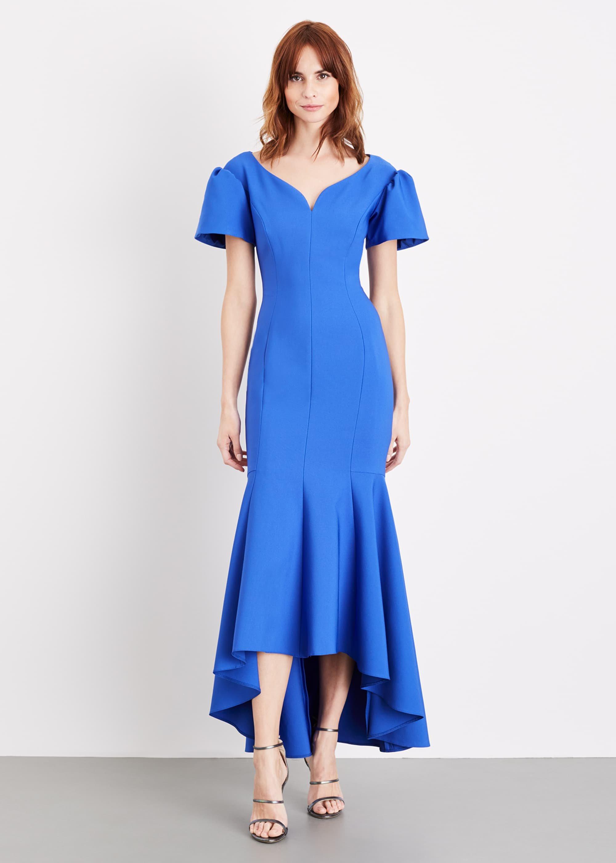 Maddi Maxikleid mit Bardot-Ausschnitt