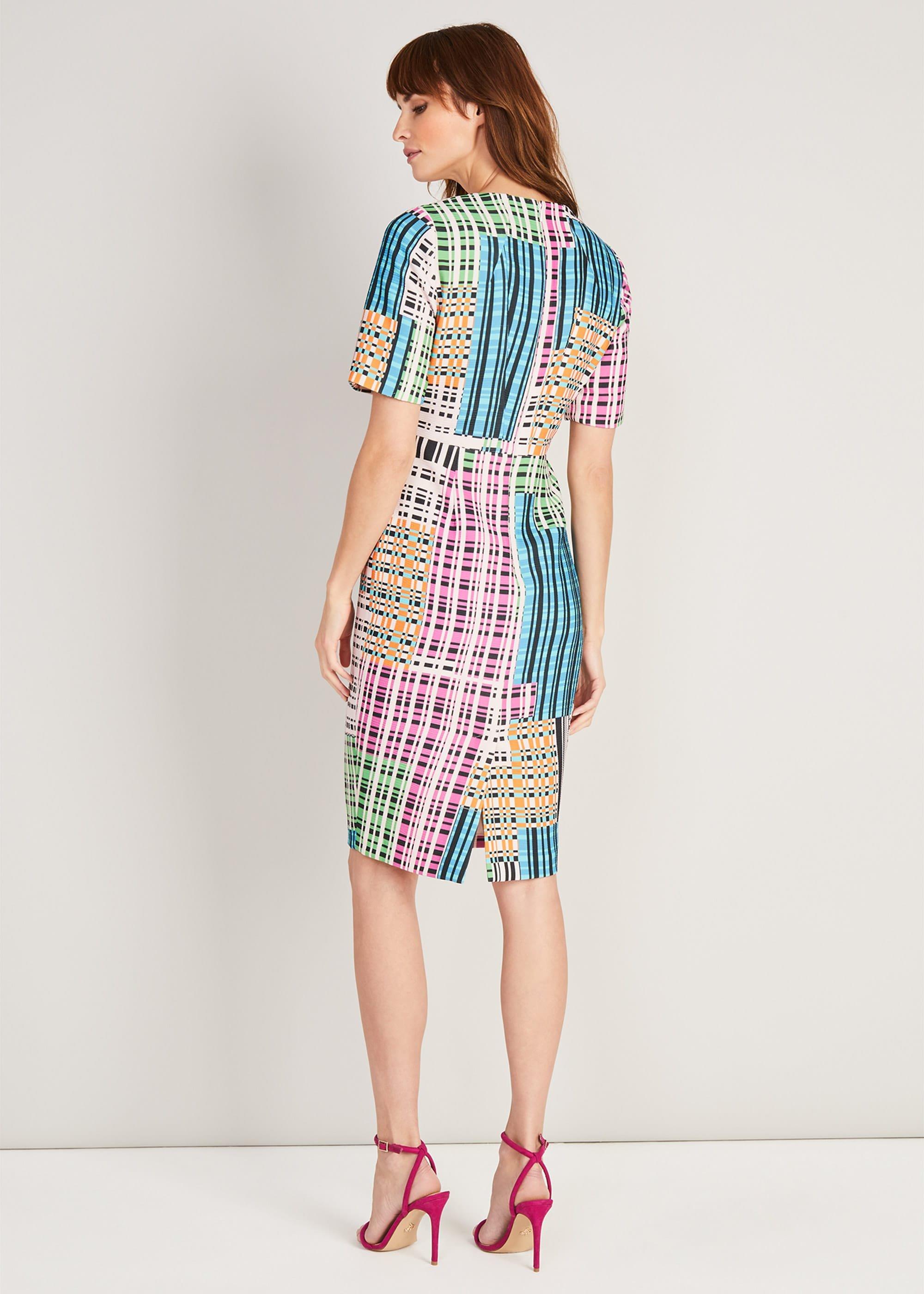 Libbie Textured Printed Dress