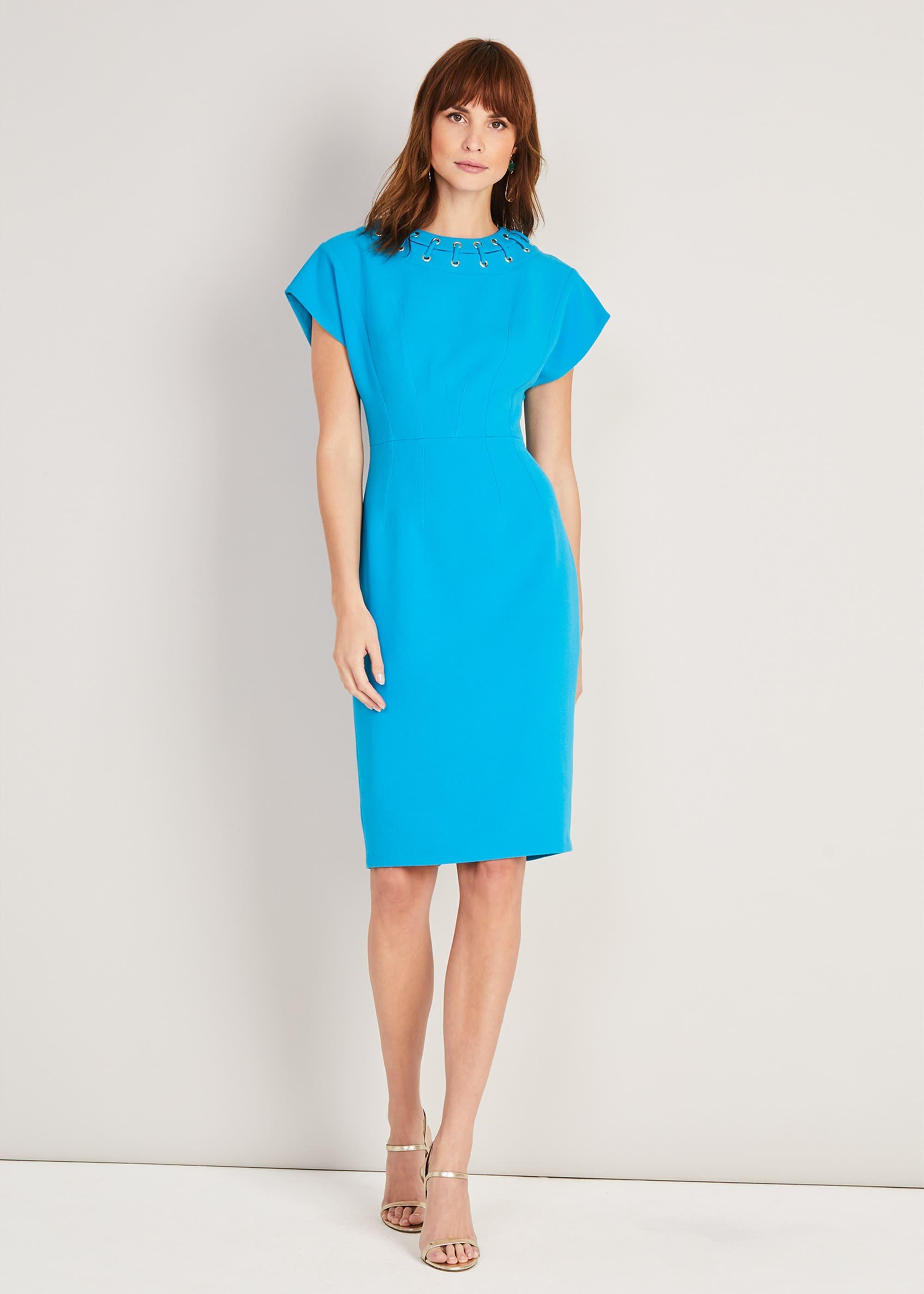 Rosy Eyelet Dress