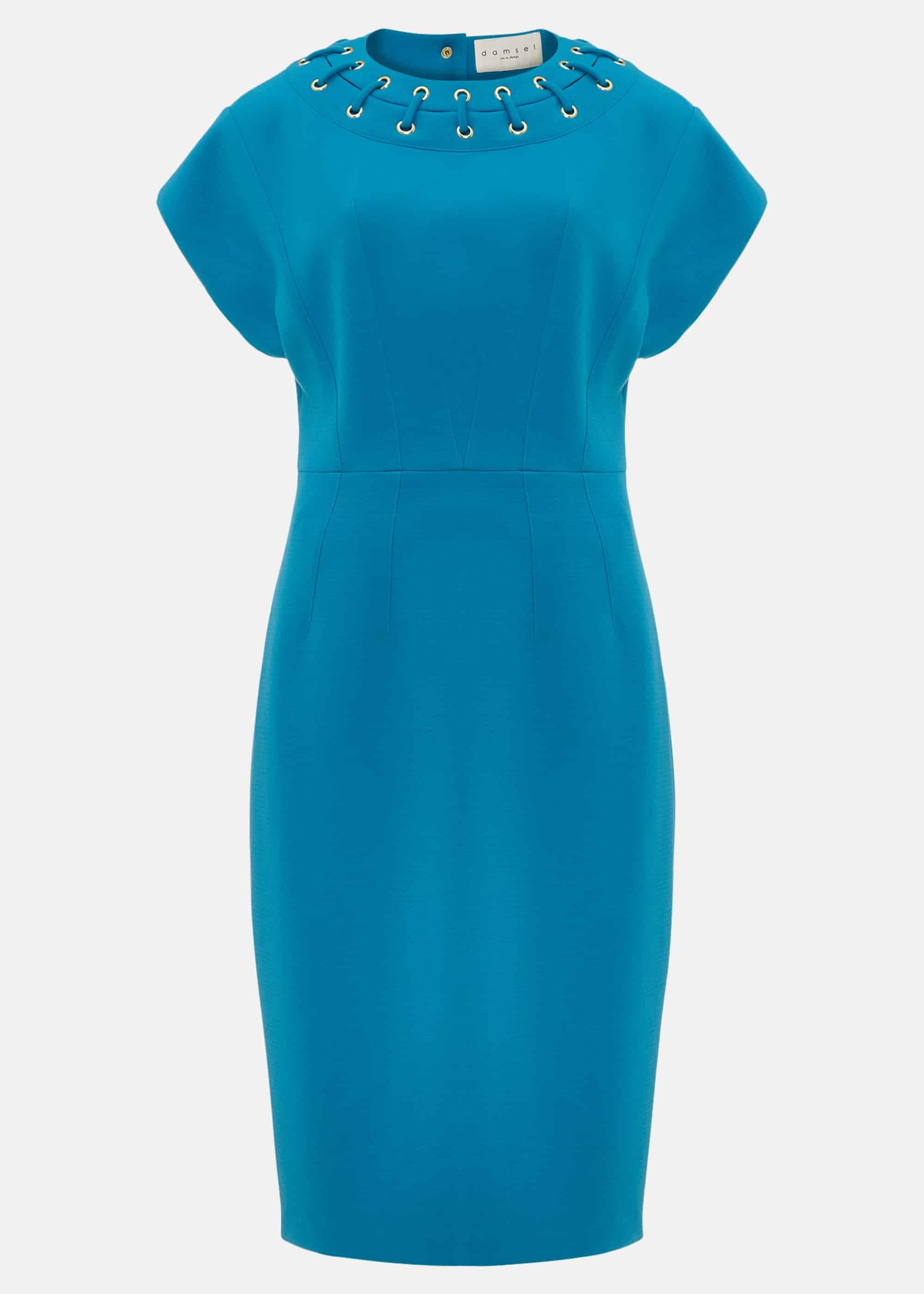 Rosy Eyelet Dress