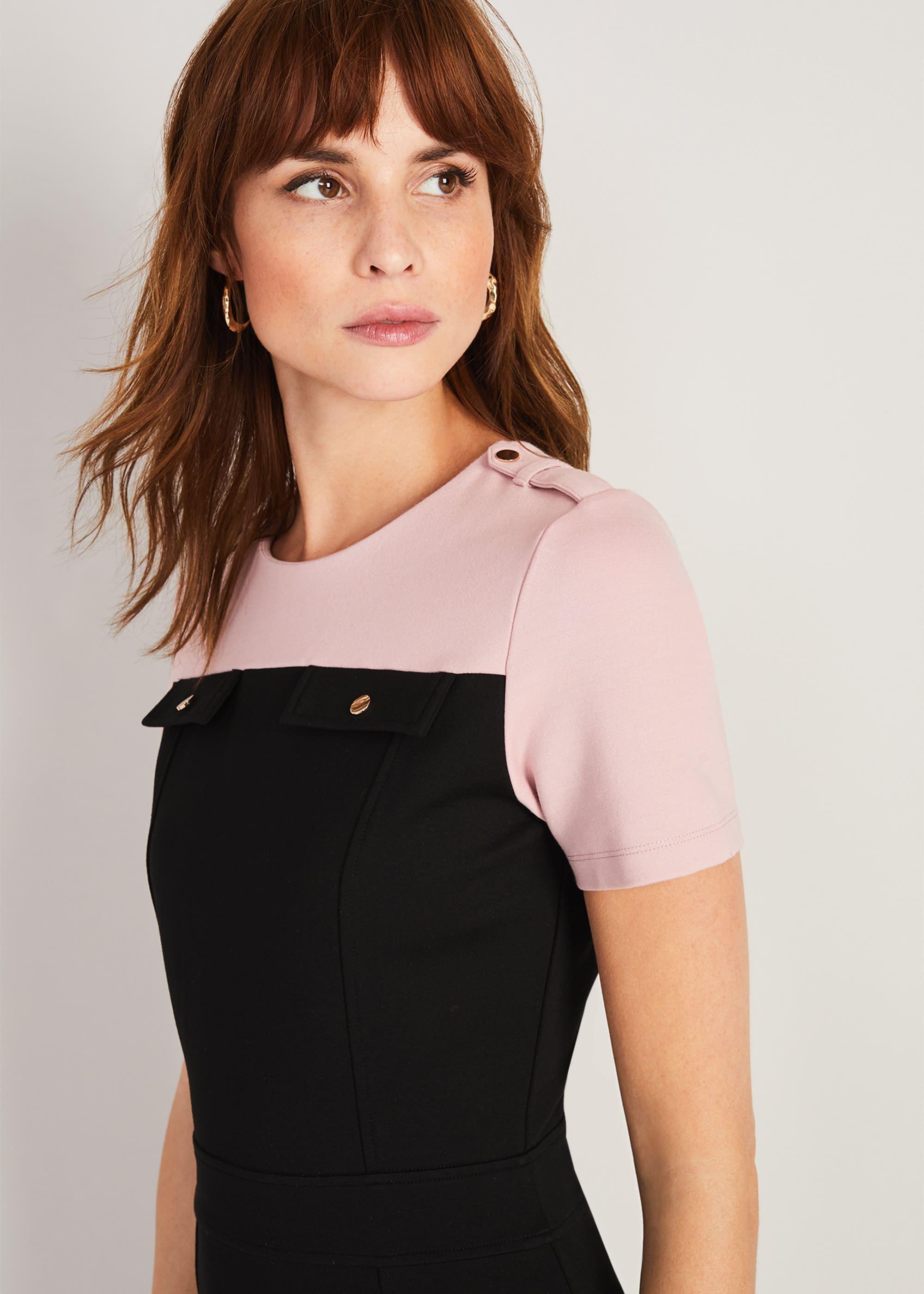 Eternity Colourblock Ponte Dress