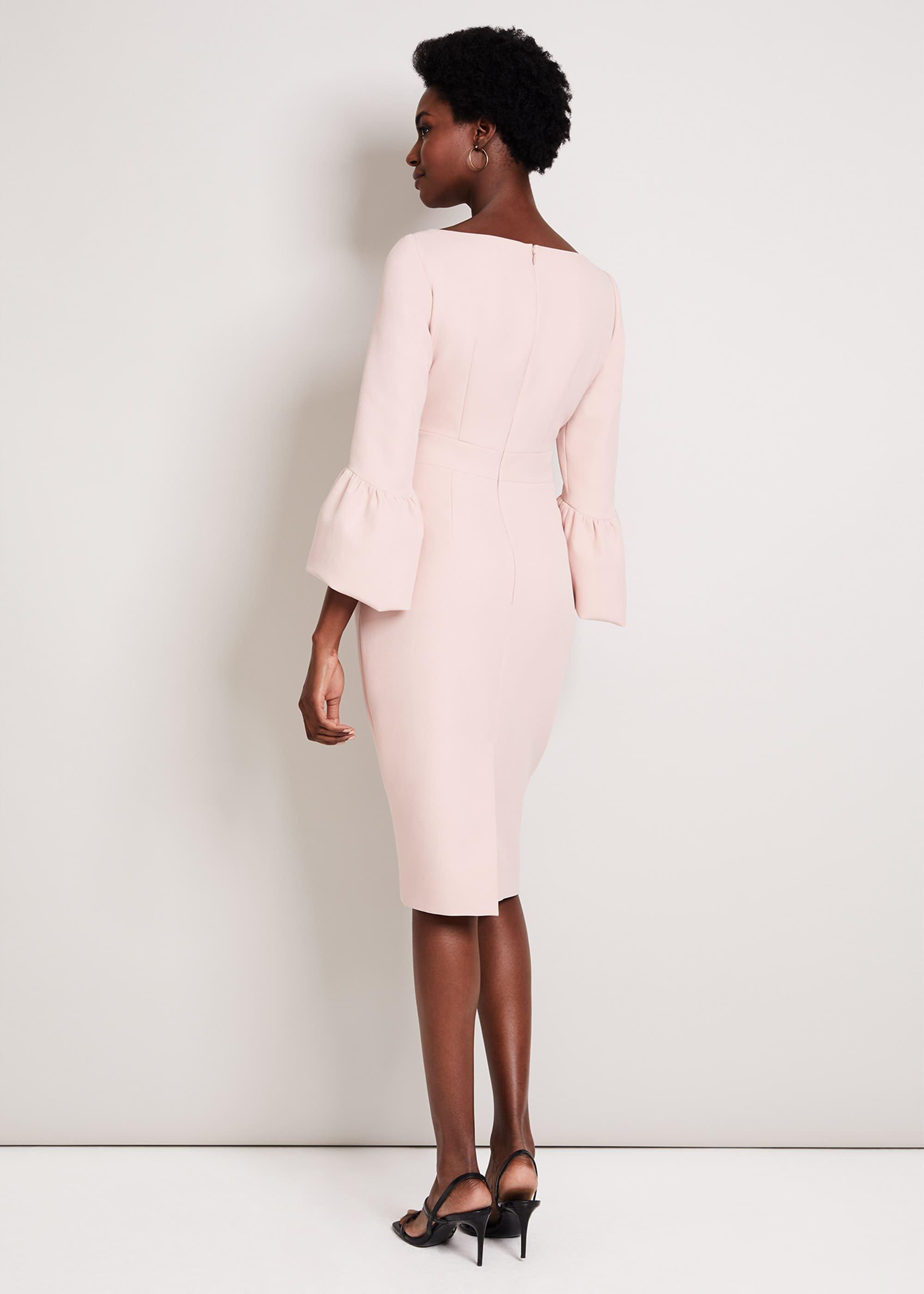 Elin Fluted Sleeve Dress