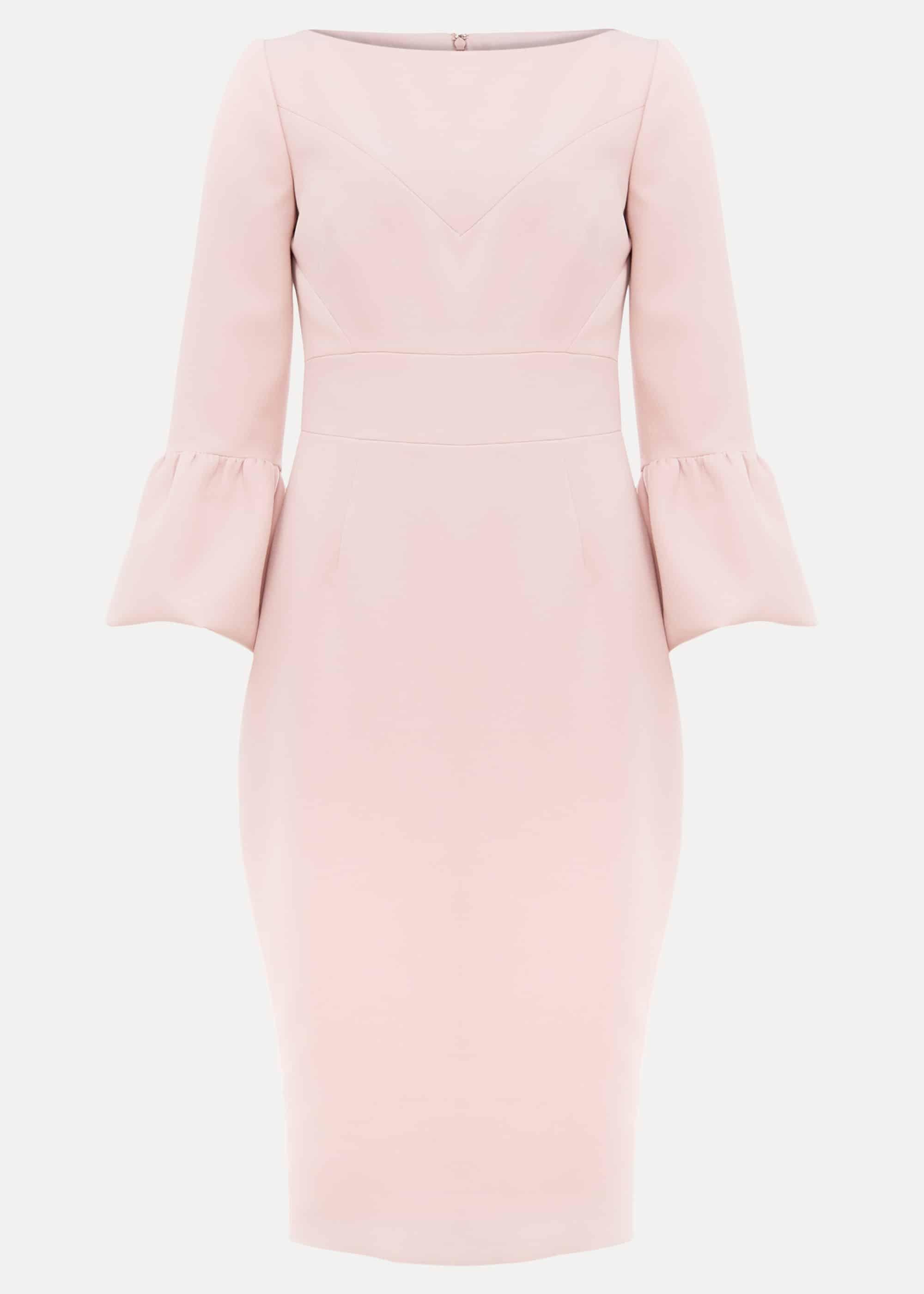 Elin Fluted Sleeve Dress