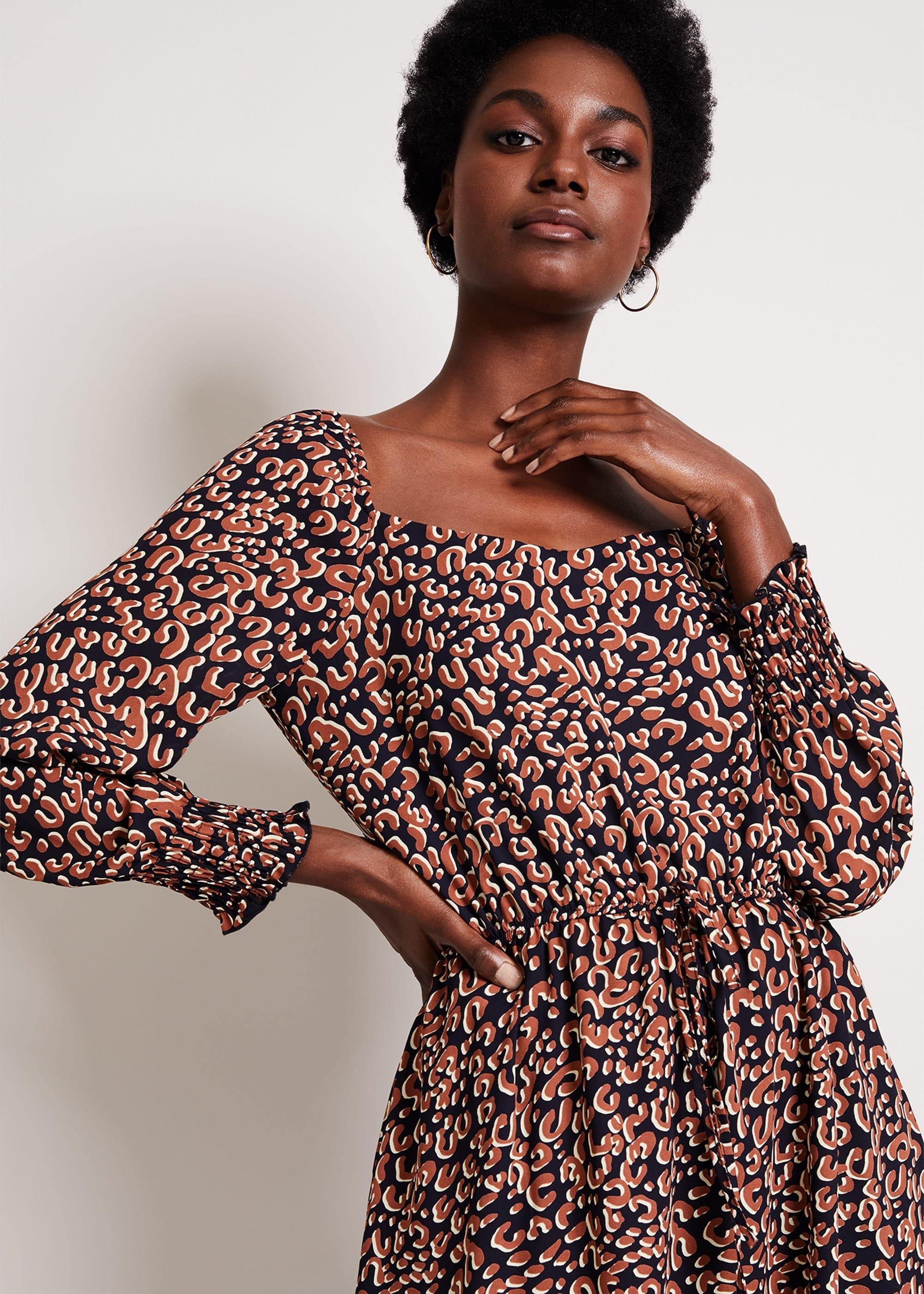 Tabi Leopard Dress