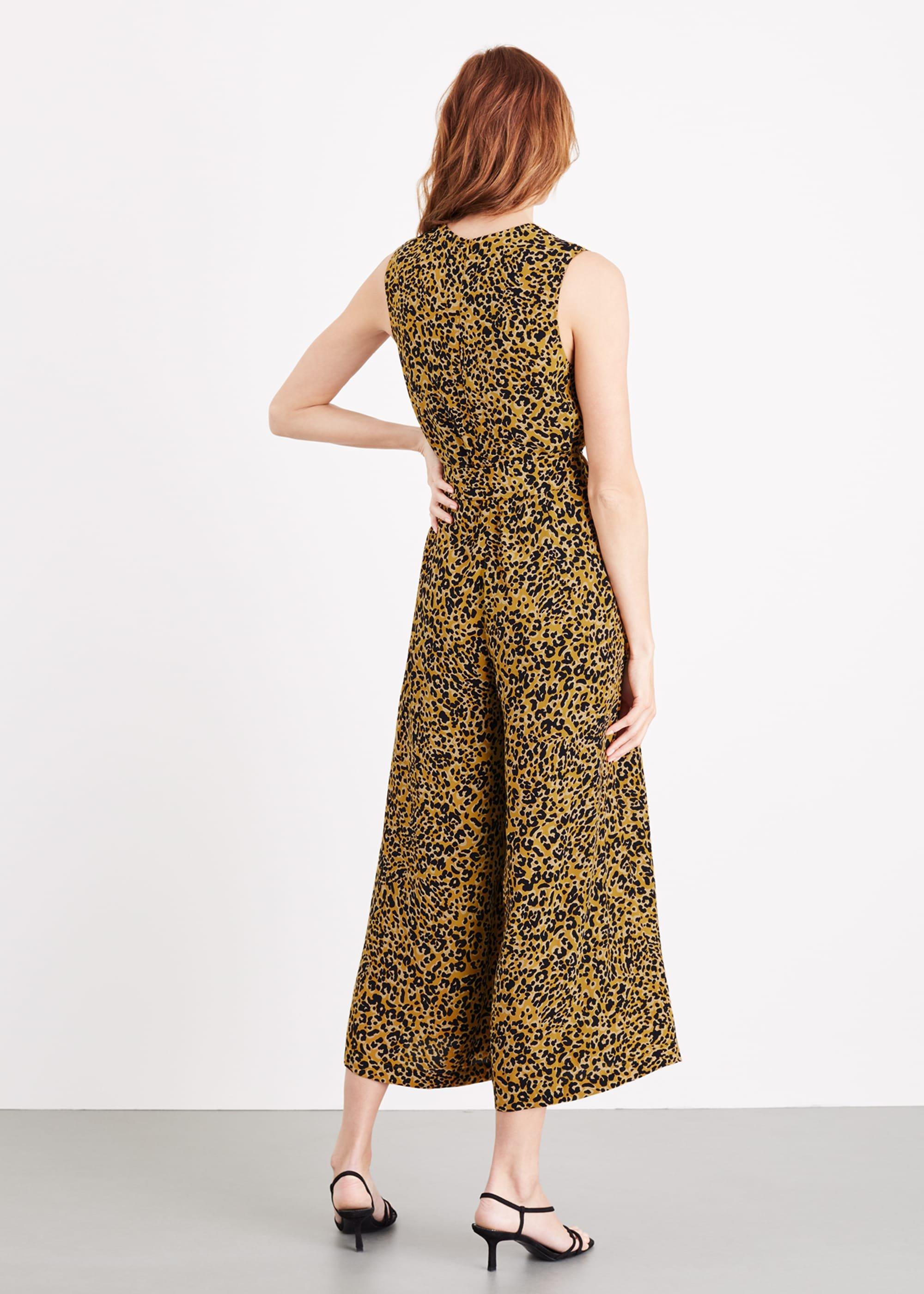 Damaris Leopard Jumpsuit
