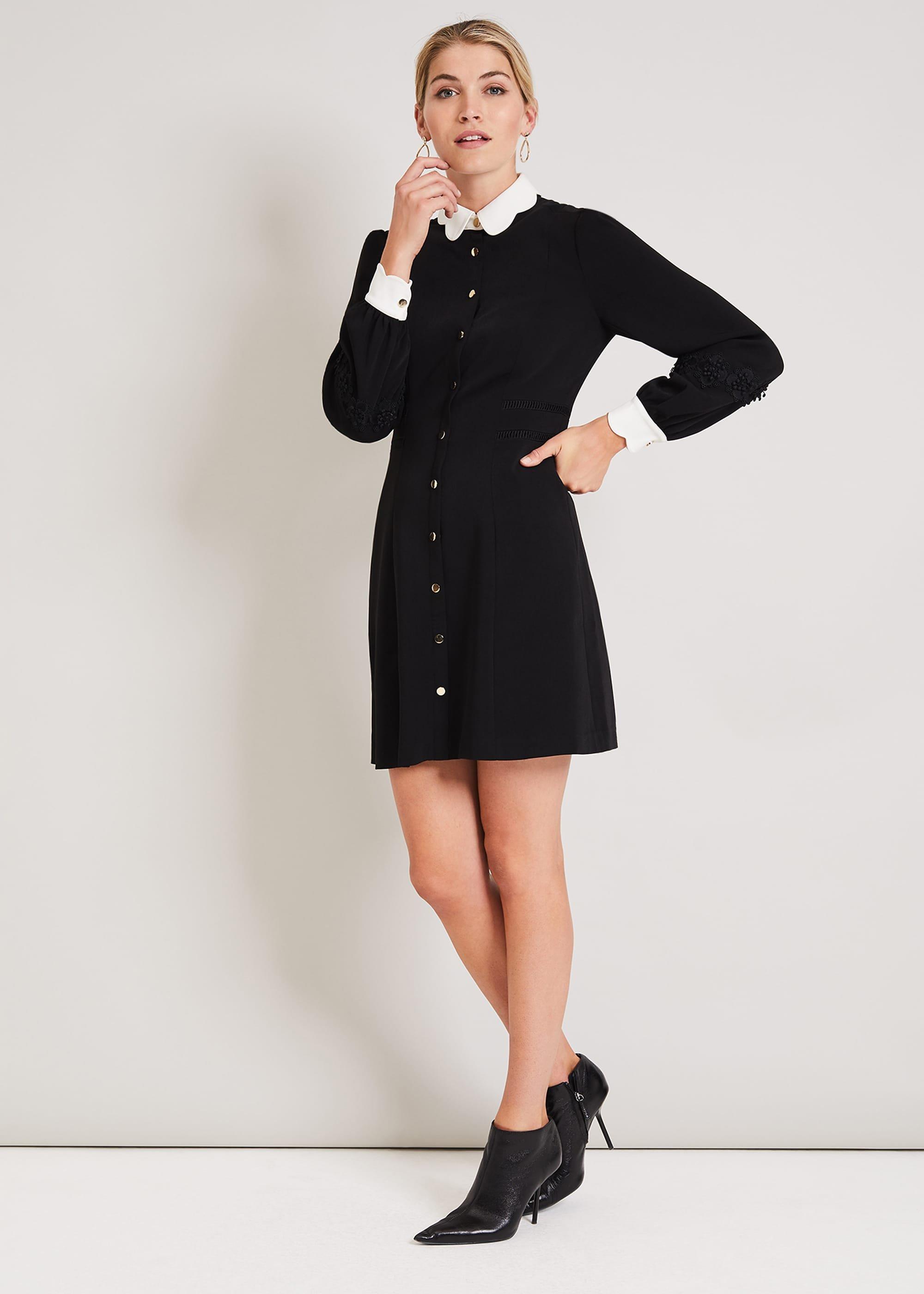 Maneki Collar Dress