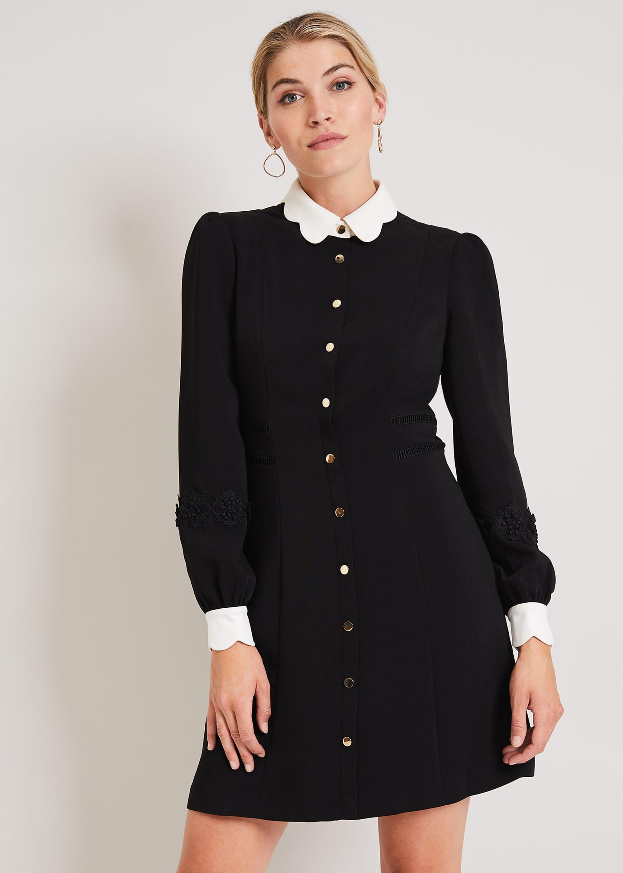 Maneki Collar Dress
