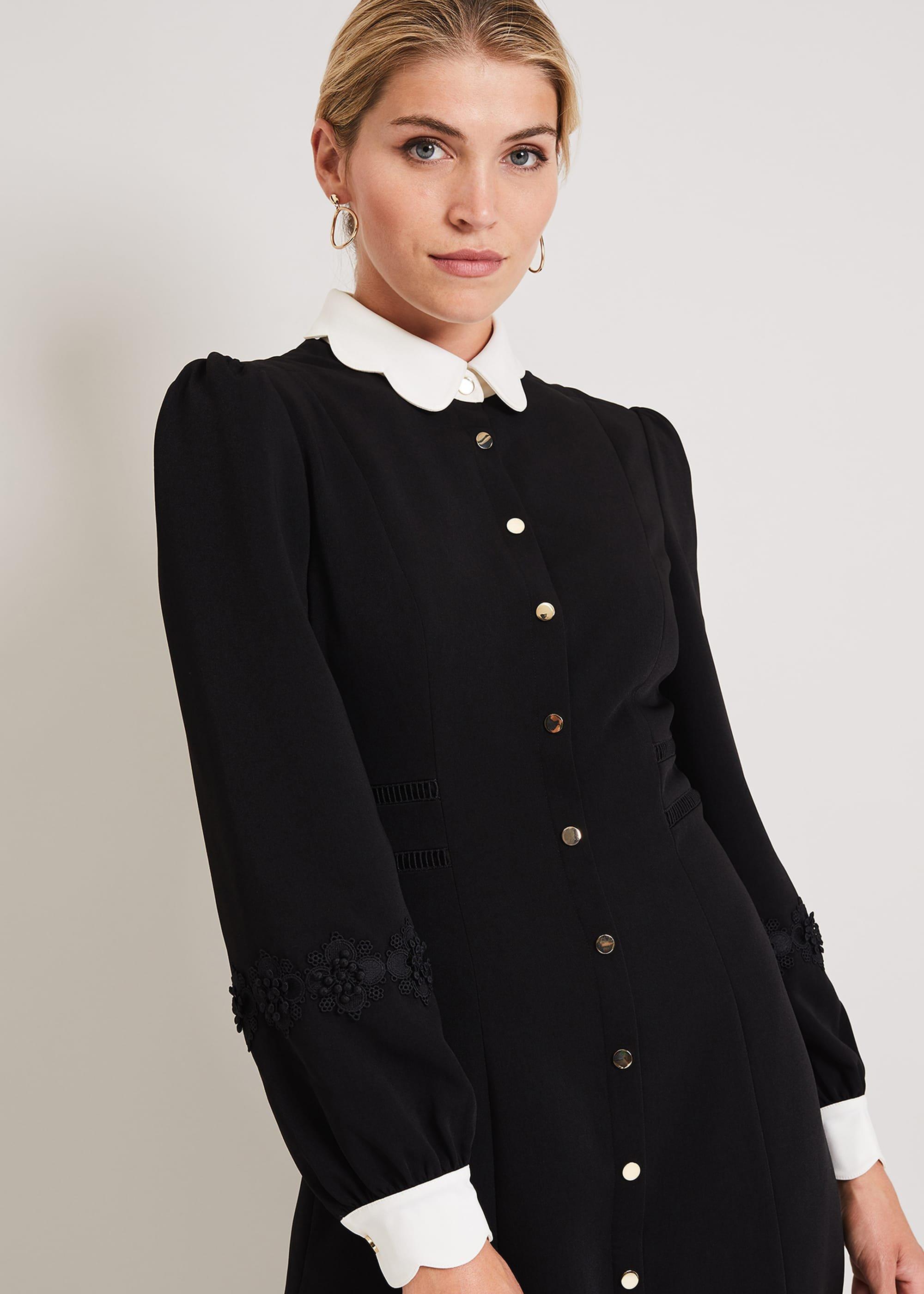 Maneki Collar Dress