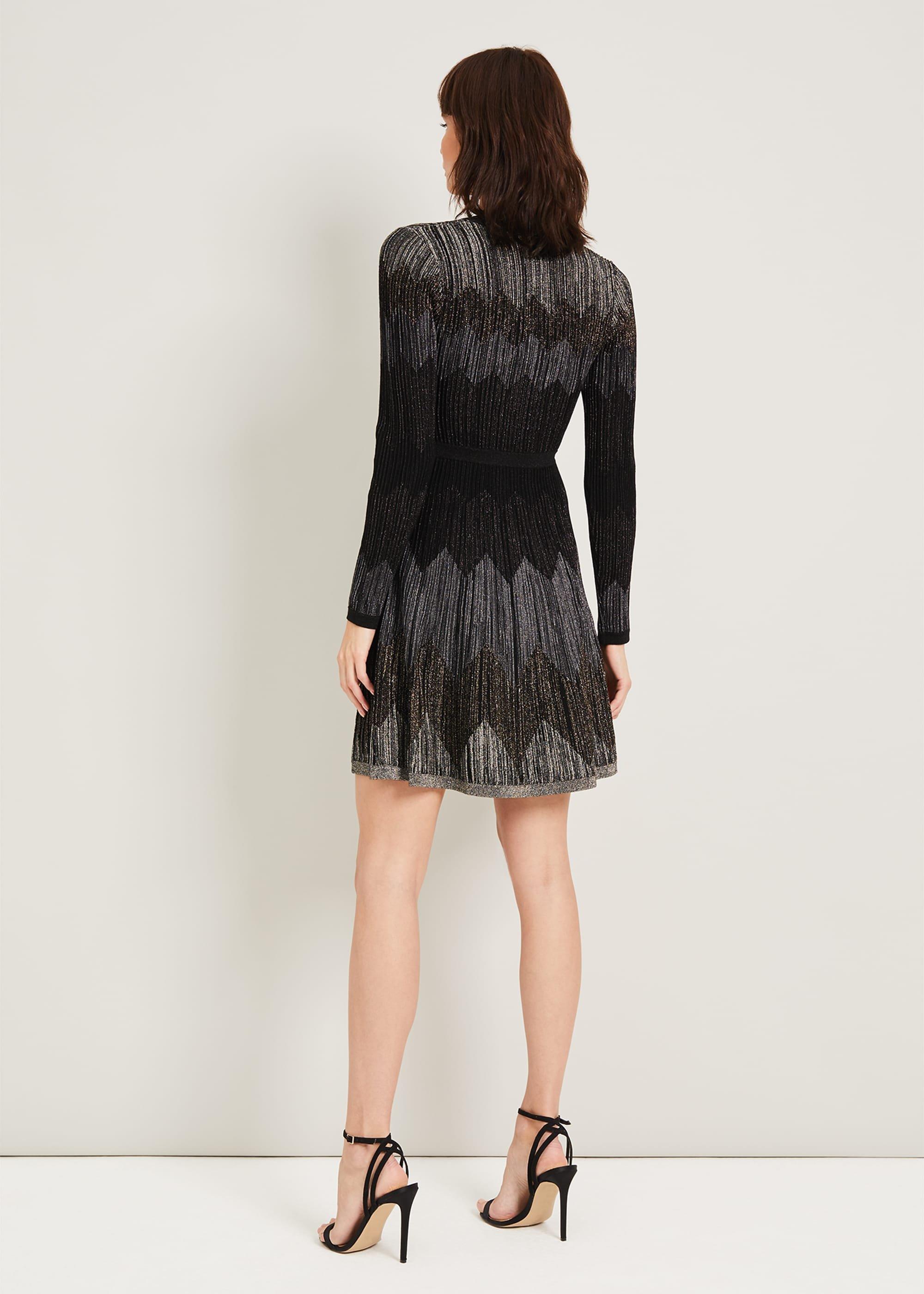 Metallic Knitted Dress