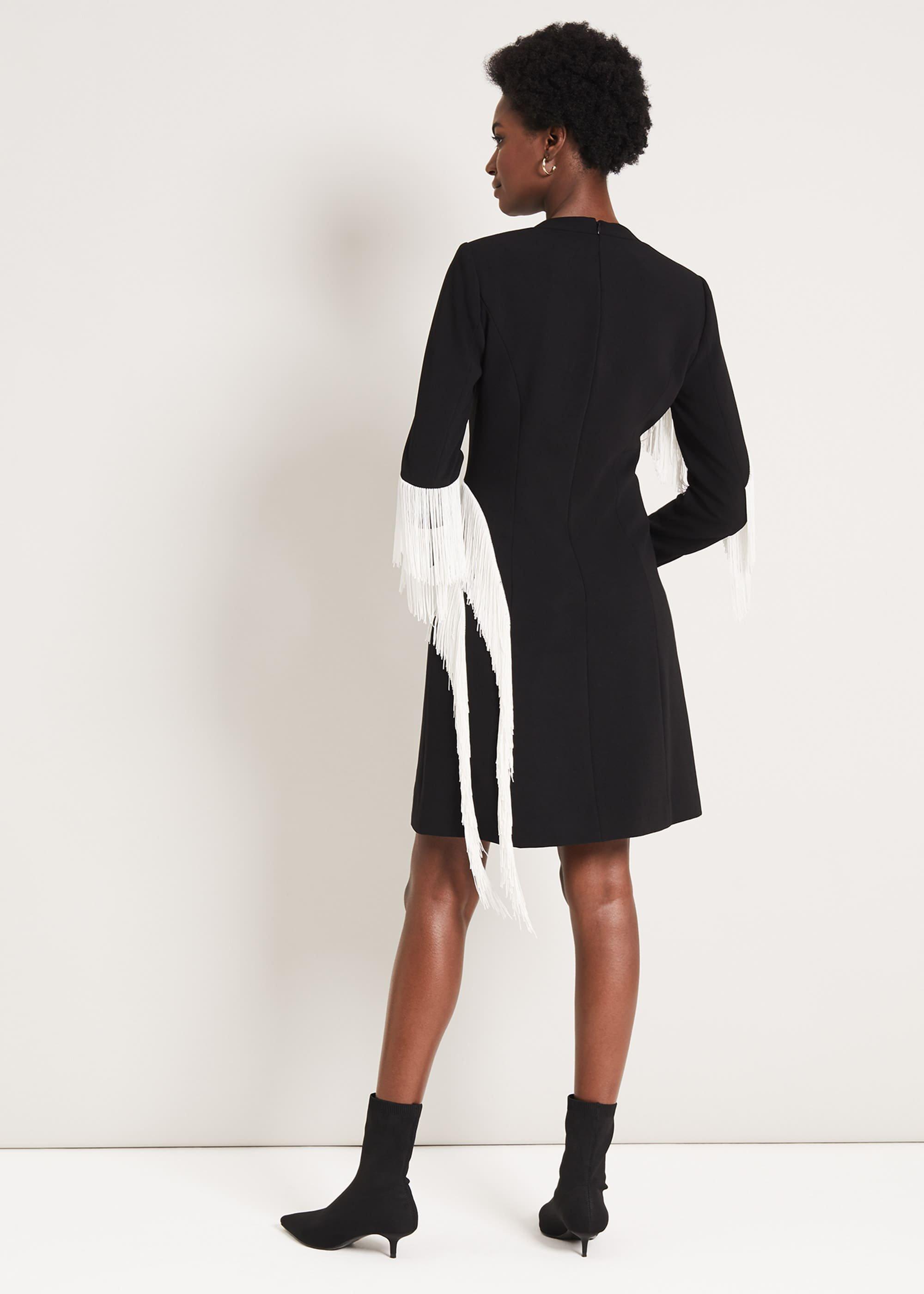 Abline Fringe Dress