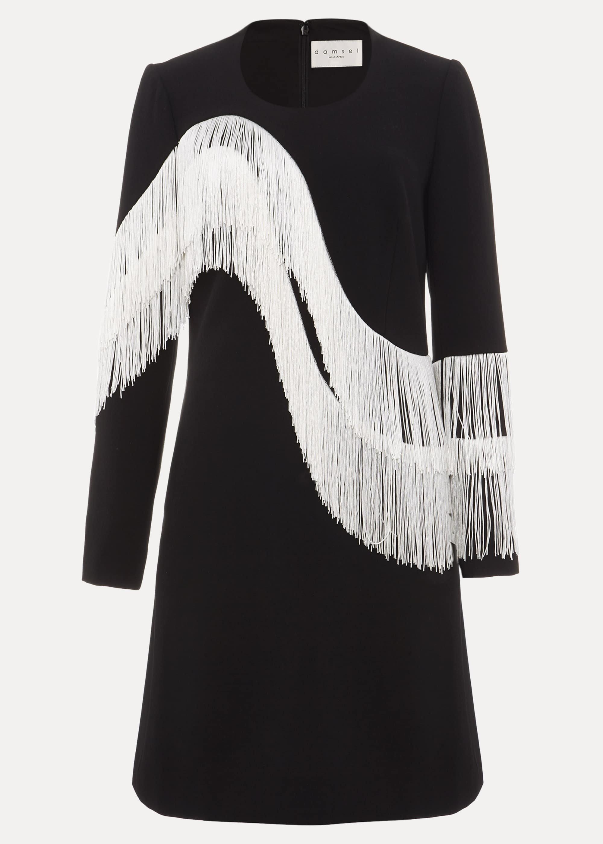 Abline Fringe Dress