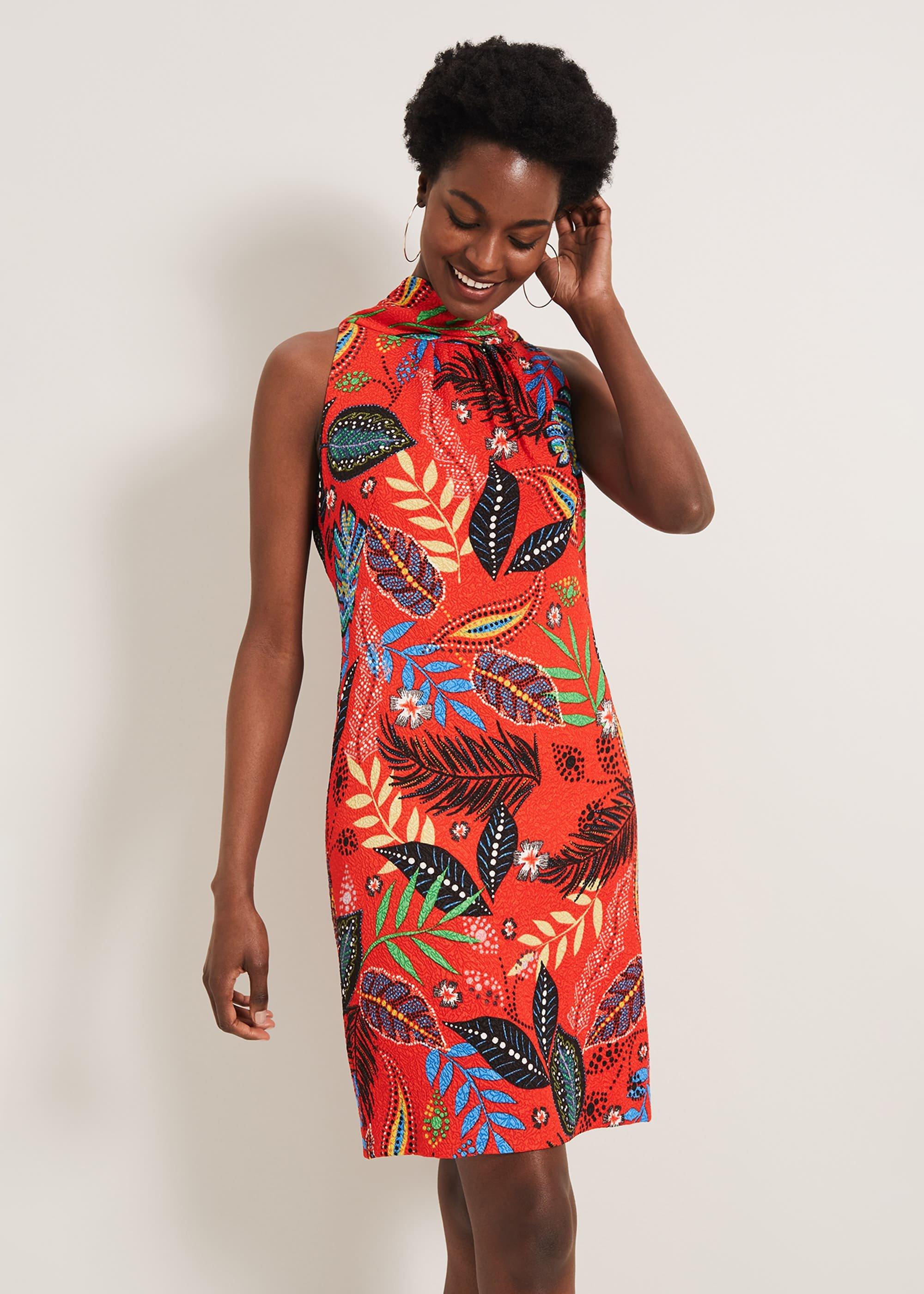 Cicilia Tropical Floral Dress