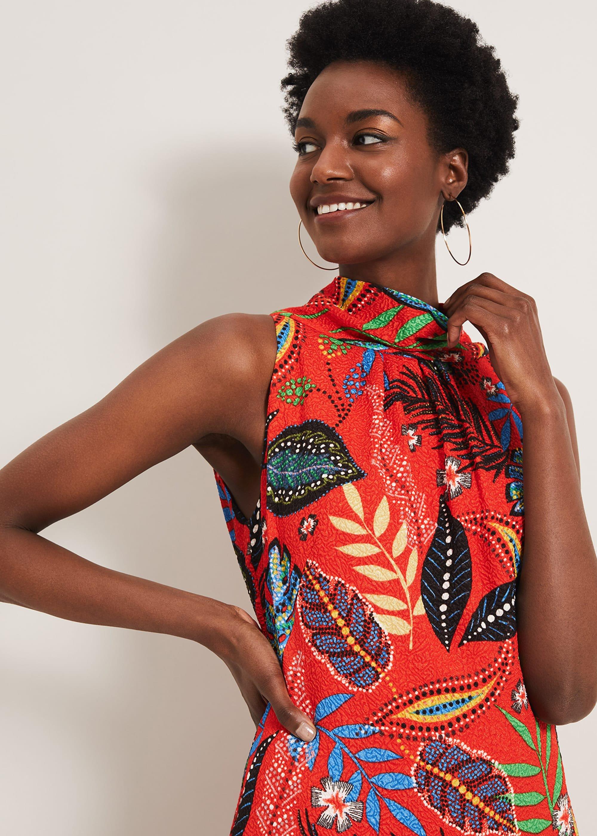 Cicilia Tropical Floral Dress
