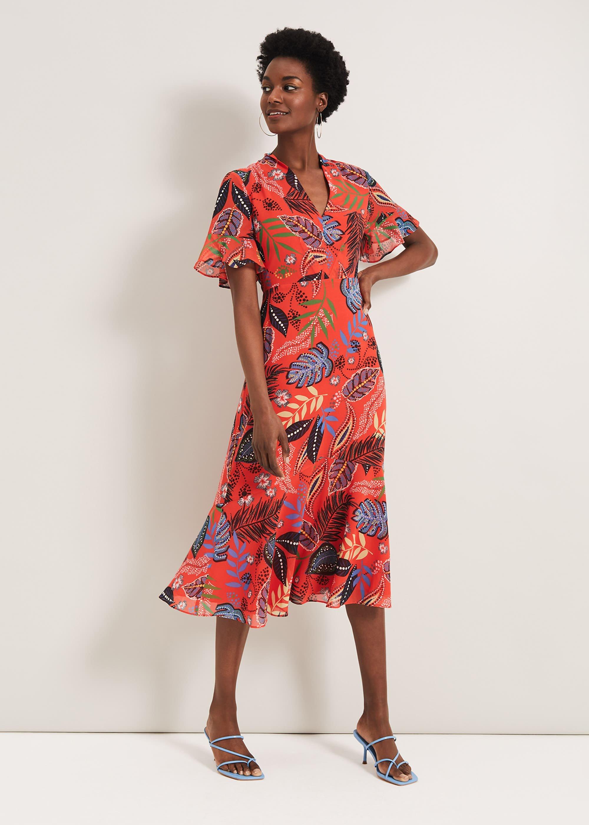 Lara Tropical Floral Dress