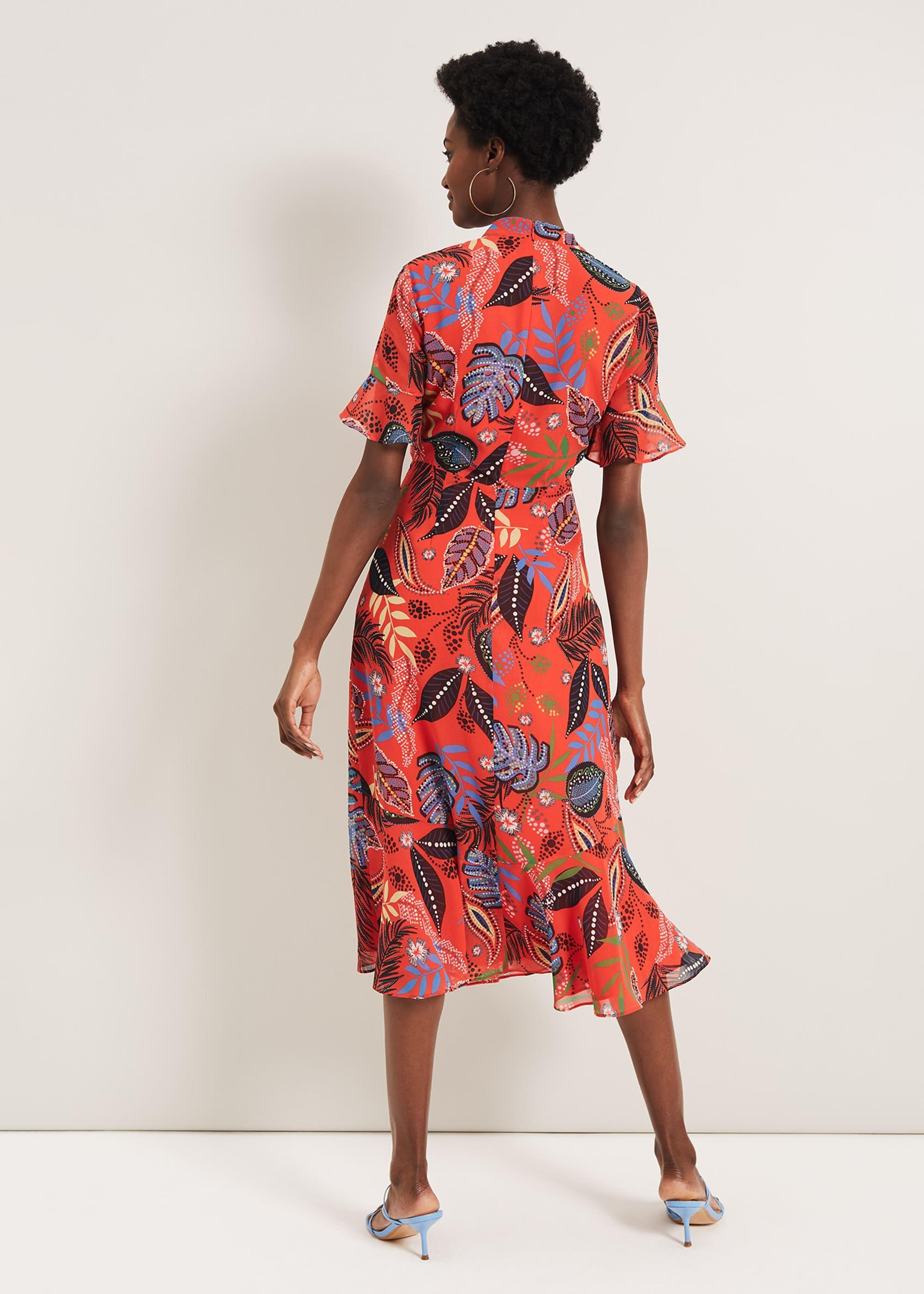 Lara Tropical Floral Dress