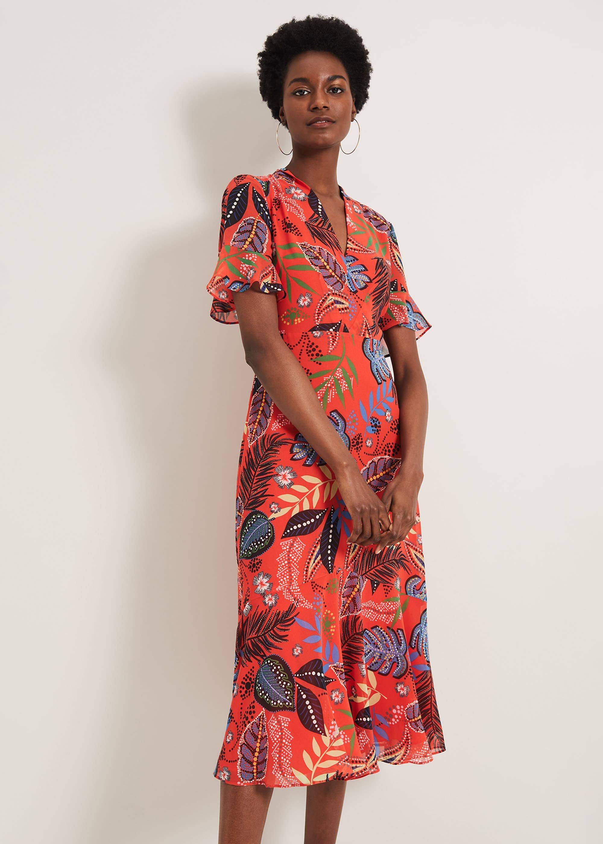 Lara Tropical Floral Dress