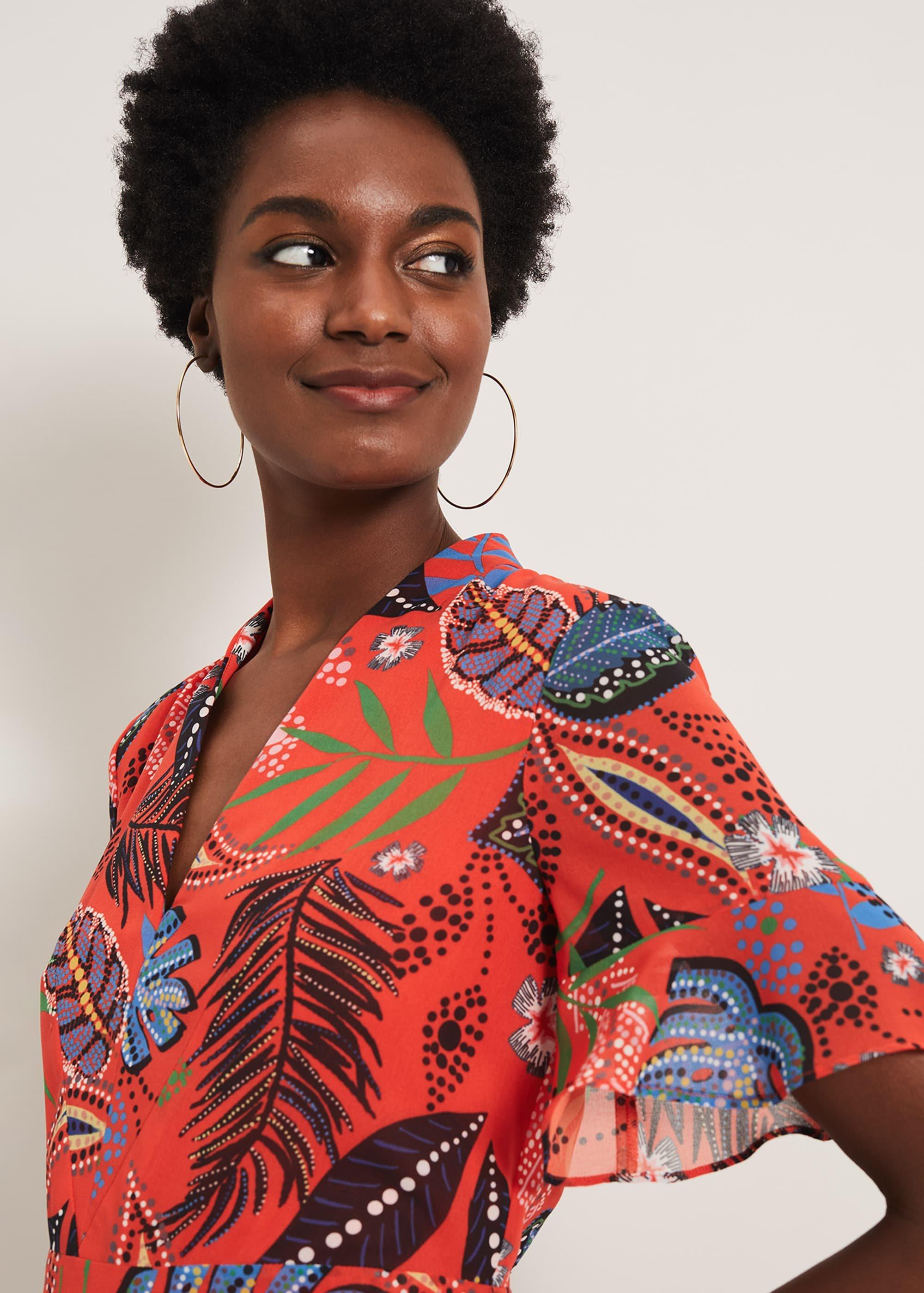 Lara Tropical Floral Dress