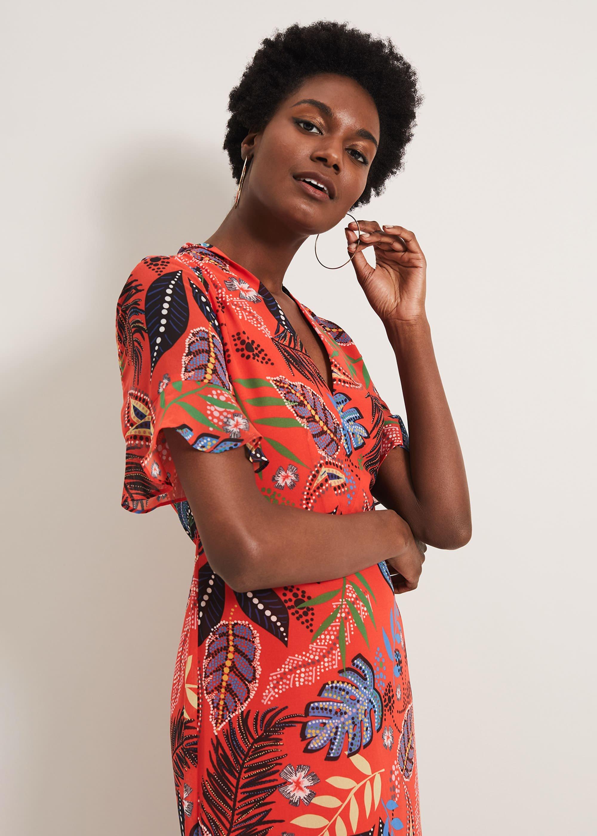 Lara Tropical Floral Dress