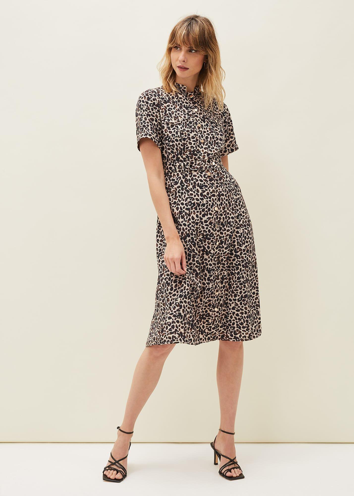 Leonore Leopard Dress