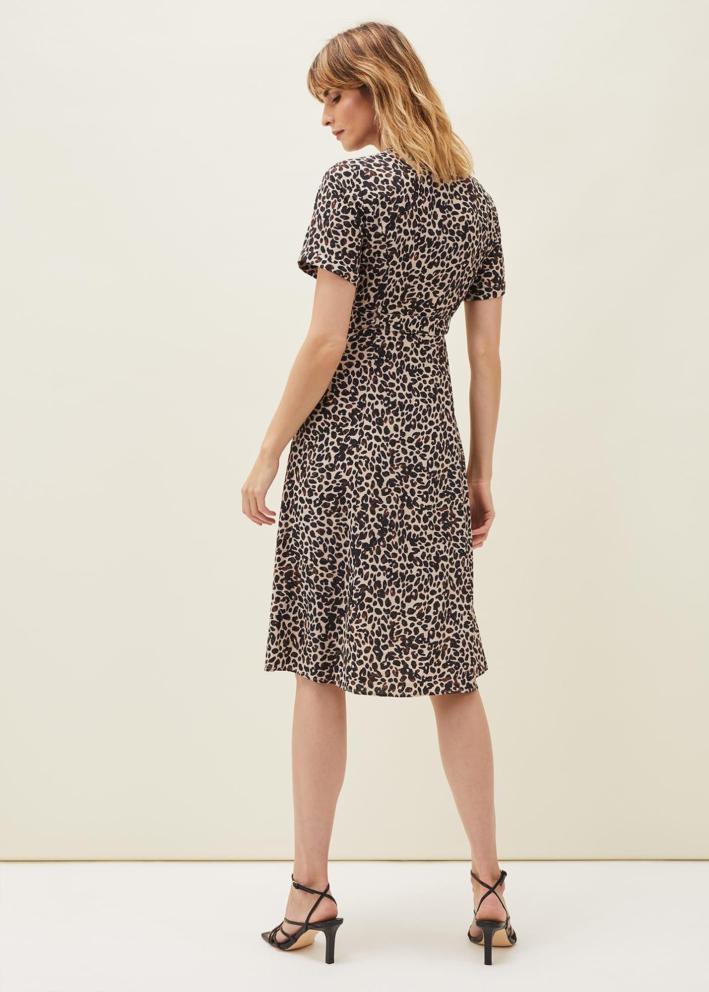 Leonore Leopard Dress
