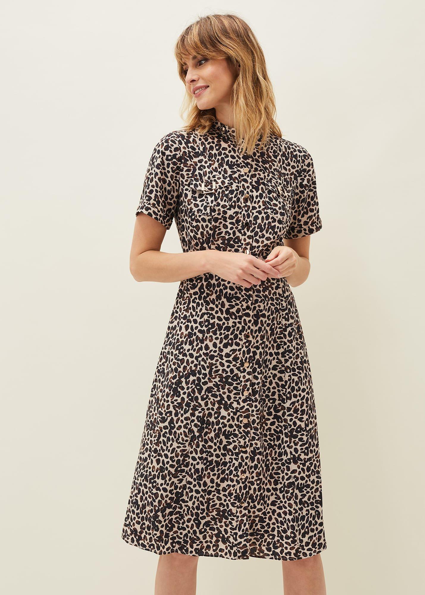 Leonore Leopard Dress