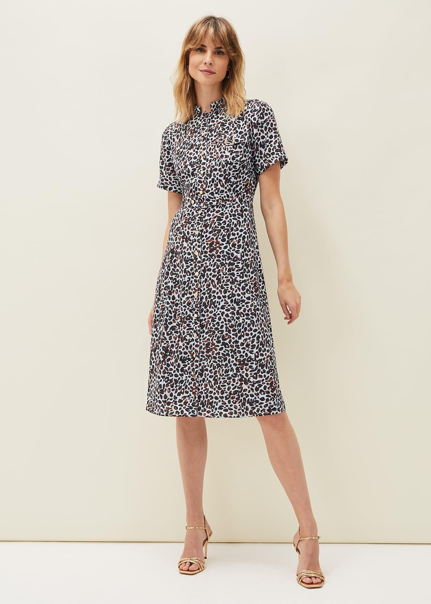 Leonore Leopard Dress