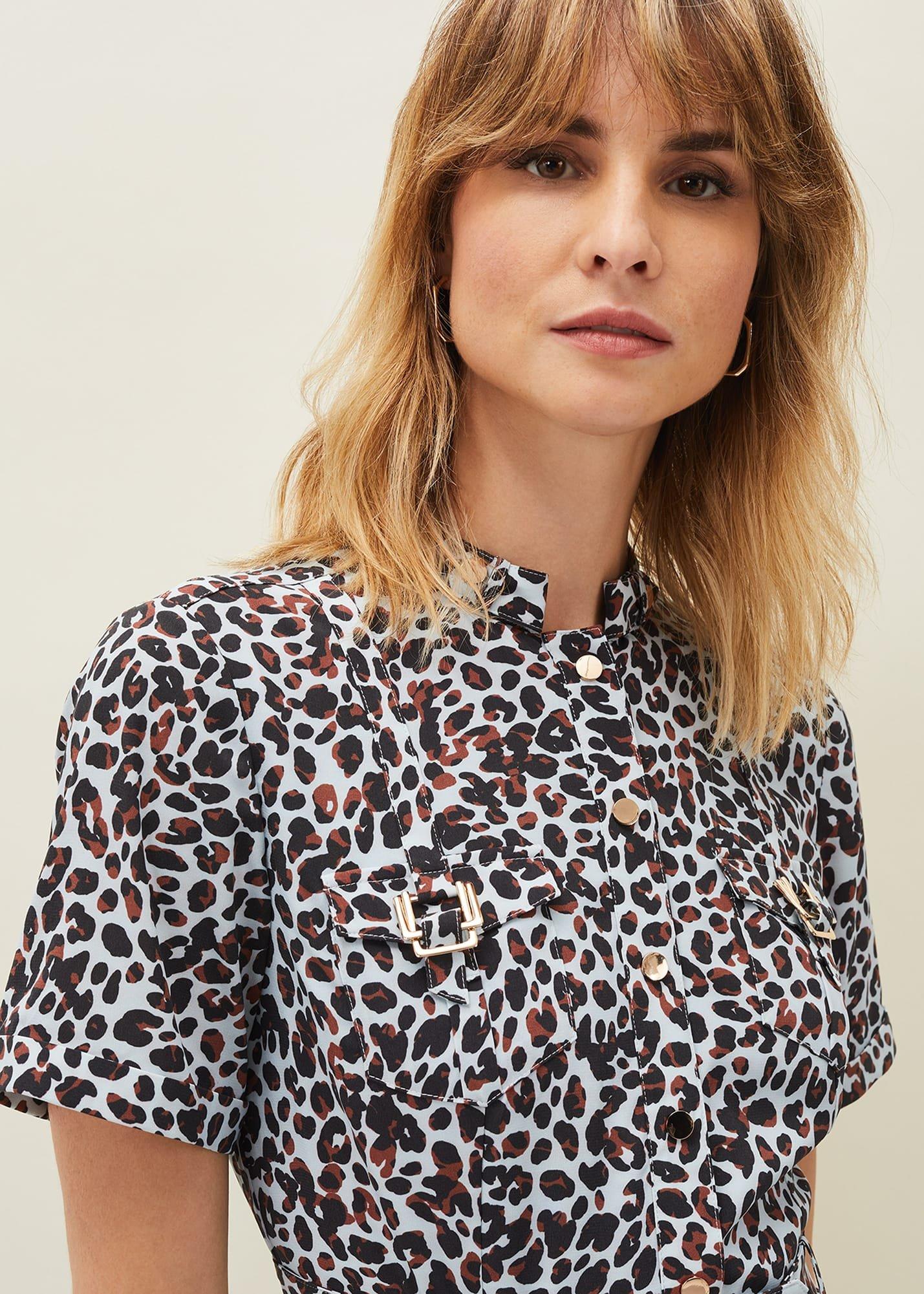 Leonore Leopard Dress