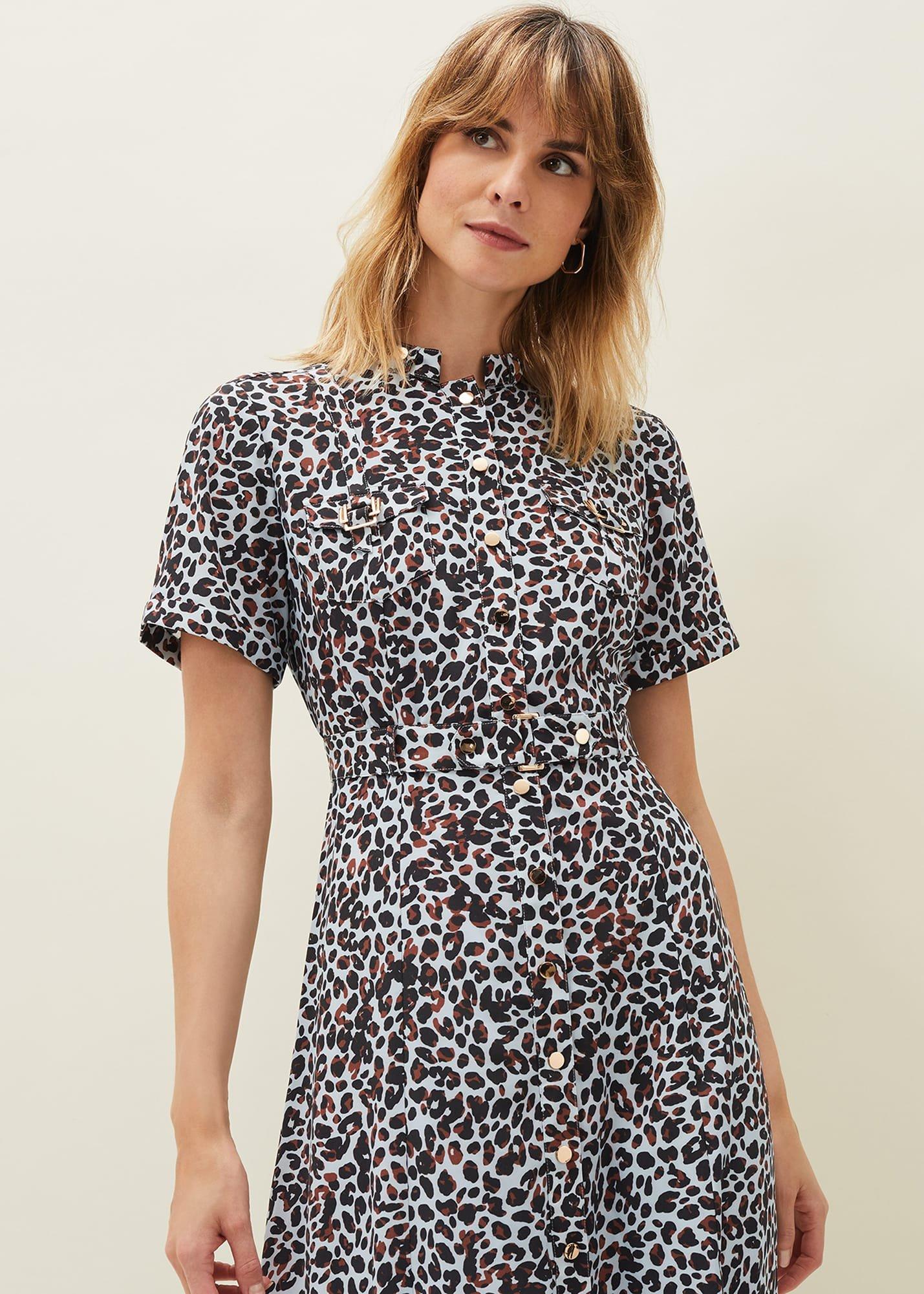 Leonore Leopard Dress