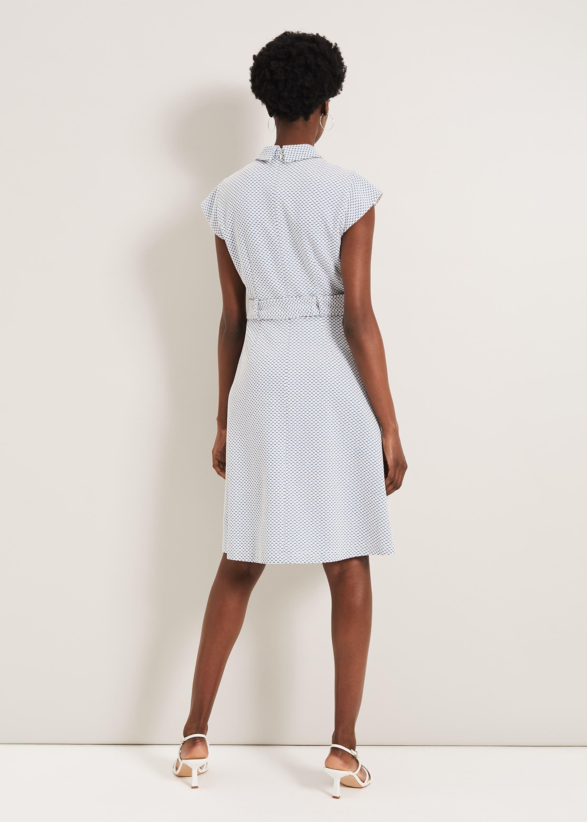 Issie Textured Check Dress
