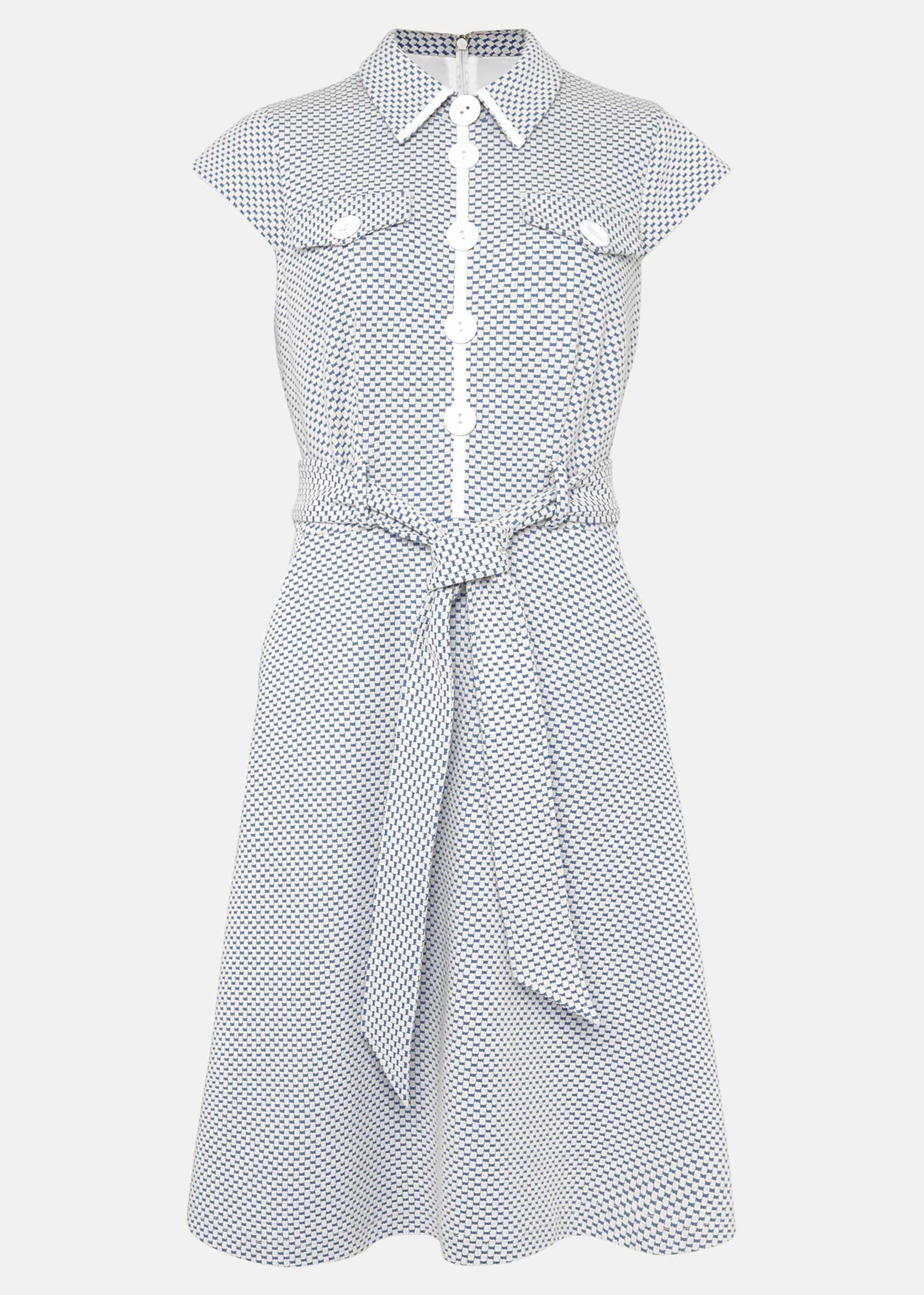 Issie Textured Check Dress