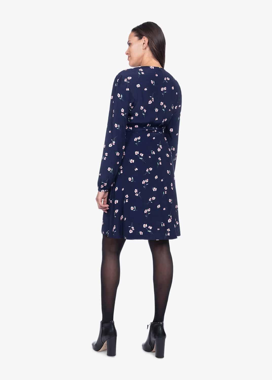 Angelique Maternity Floral Wrap Dress
