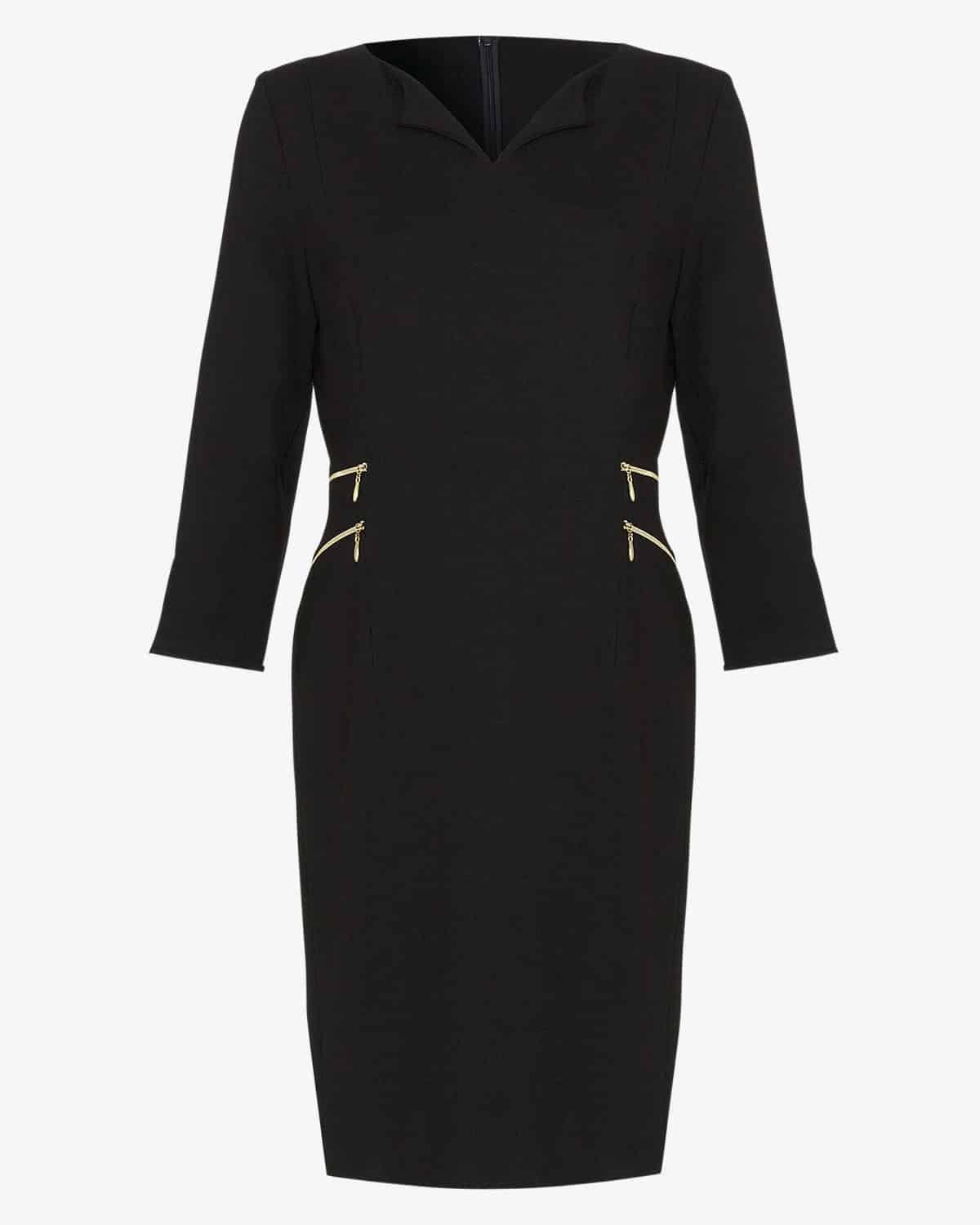 Audrey Maternity Double Side Zip Dress