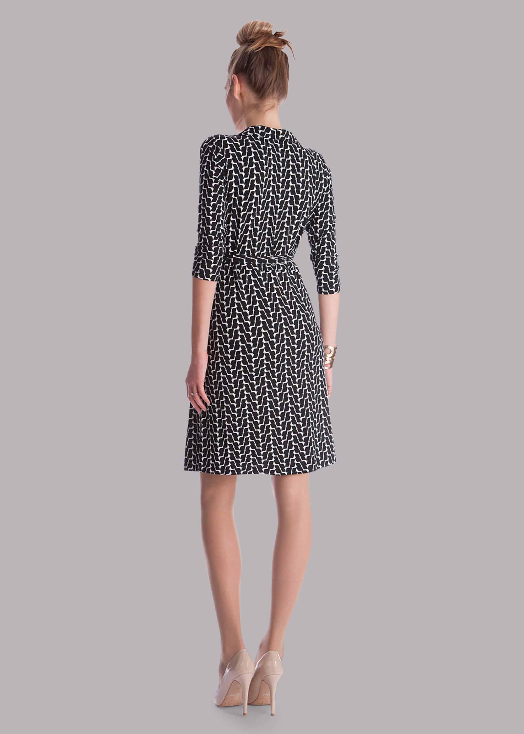 Georgina Maternity Geometric Print Dress