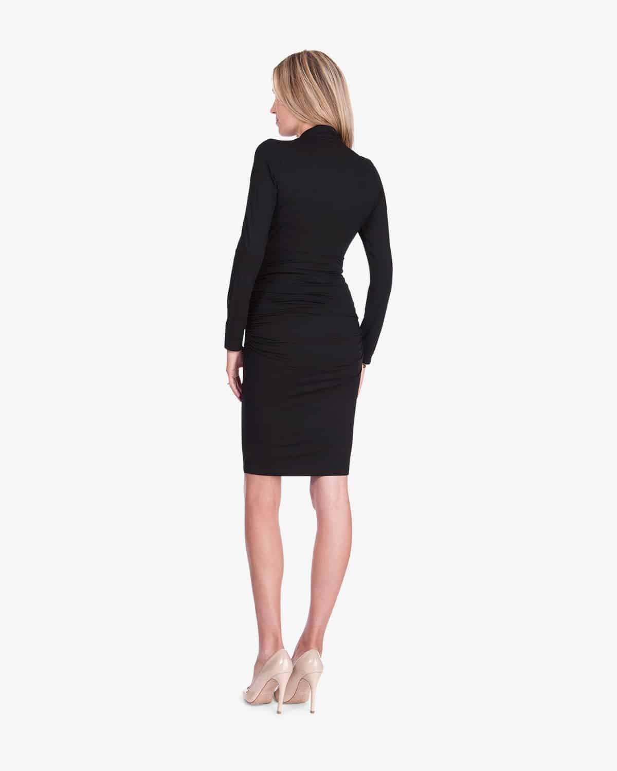 Katherine Maternity Bodycon Draped Dress